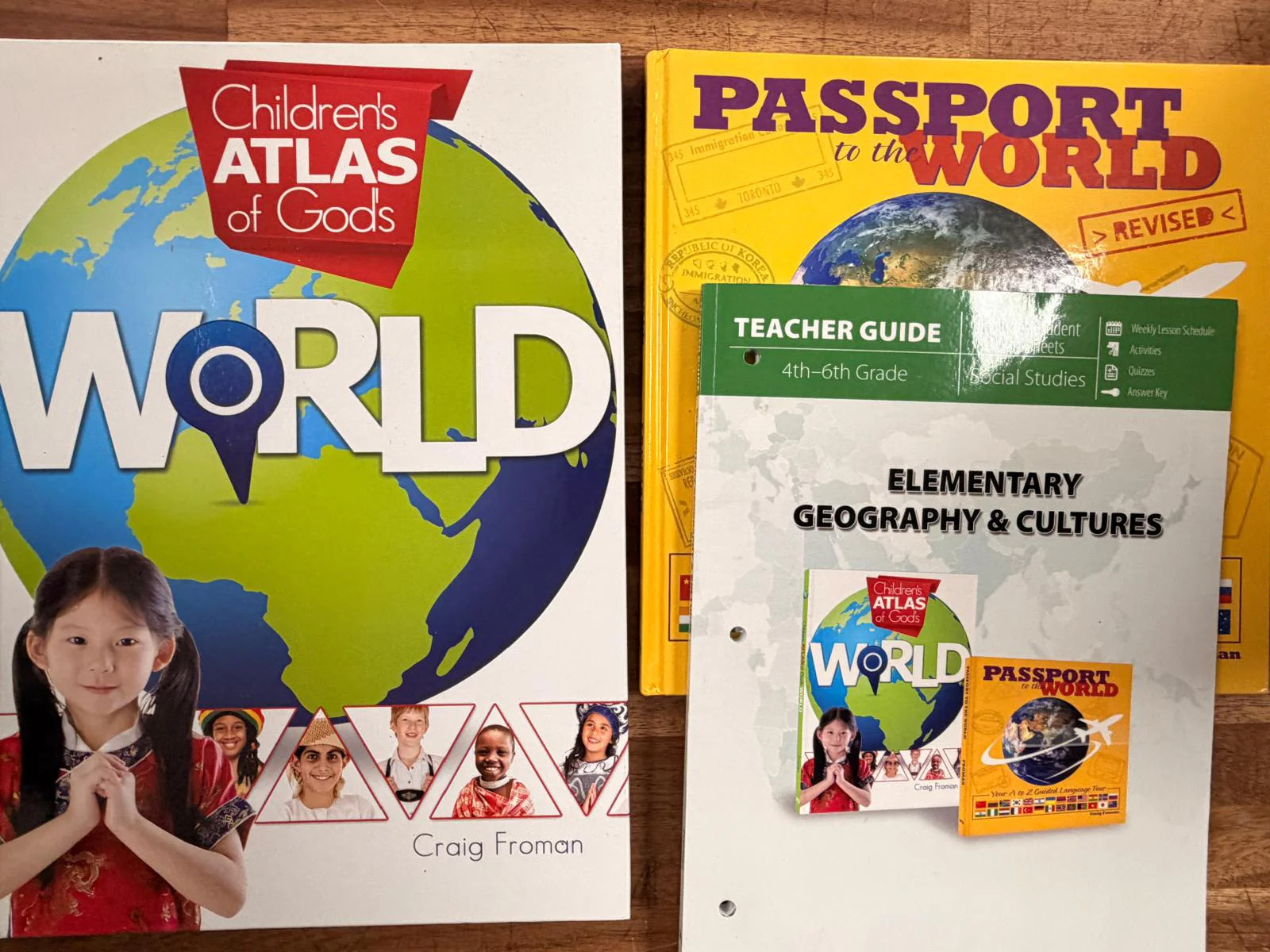 Master Books Elementary Geography & Cultures LOT of 3