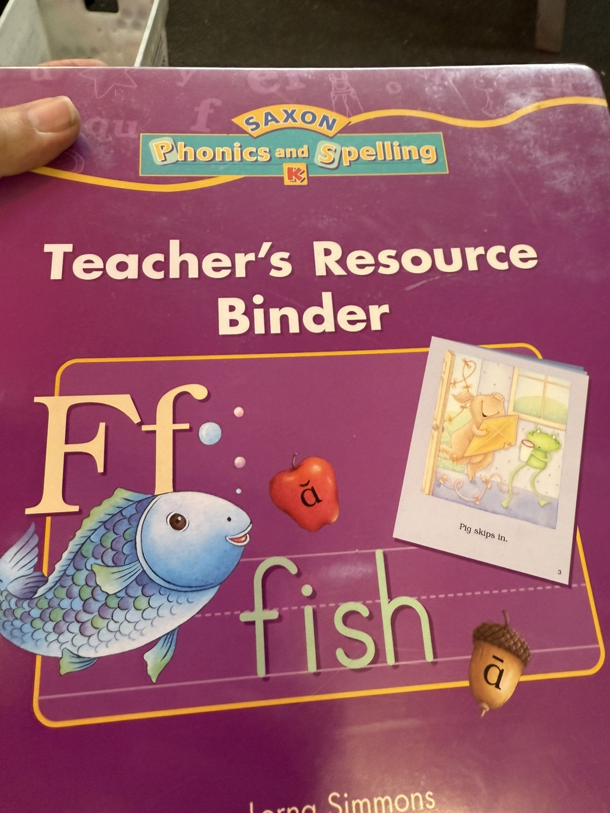 Saxon Phonics & Spelling Grade K Teacher Manual Vol 1 And 2– & Resource Binder