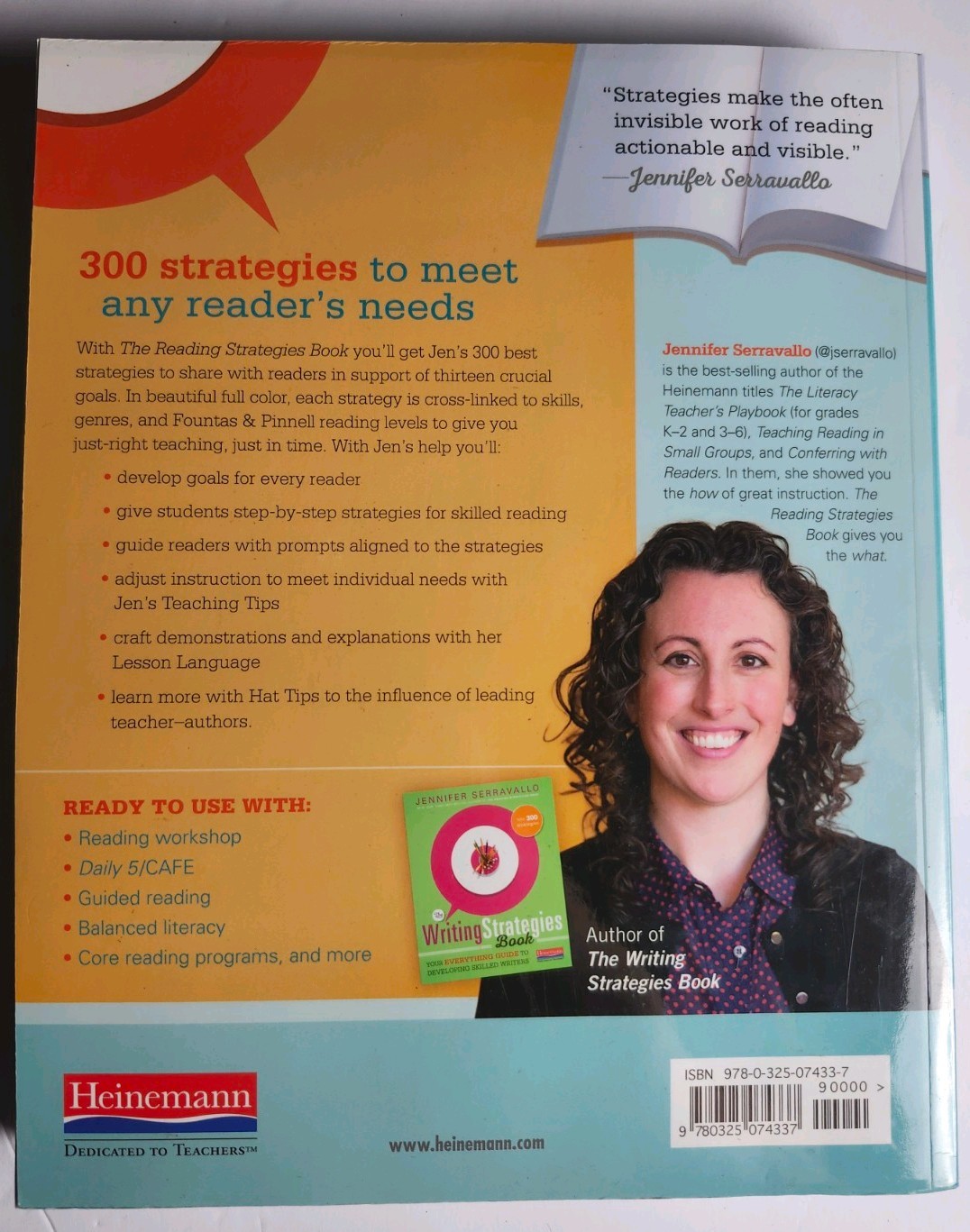 The Reading Strategies Book Jennifer Serravallo NY Times Best Seller