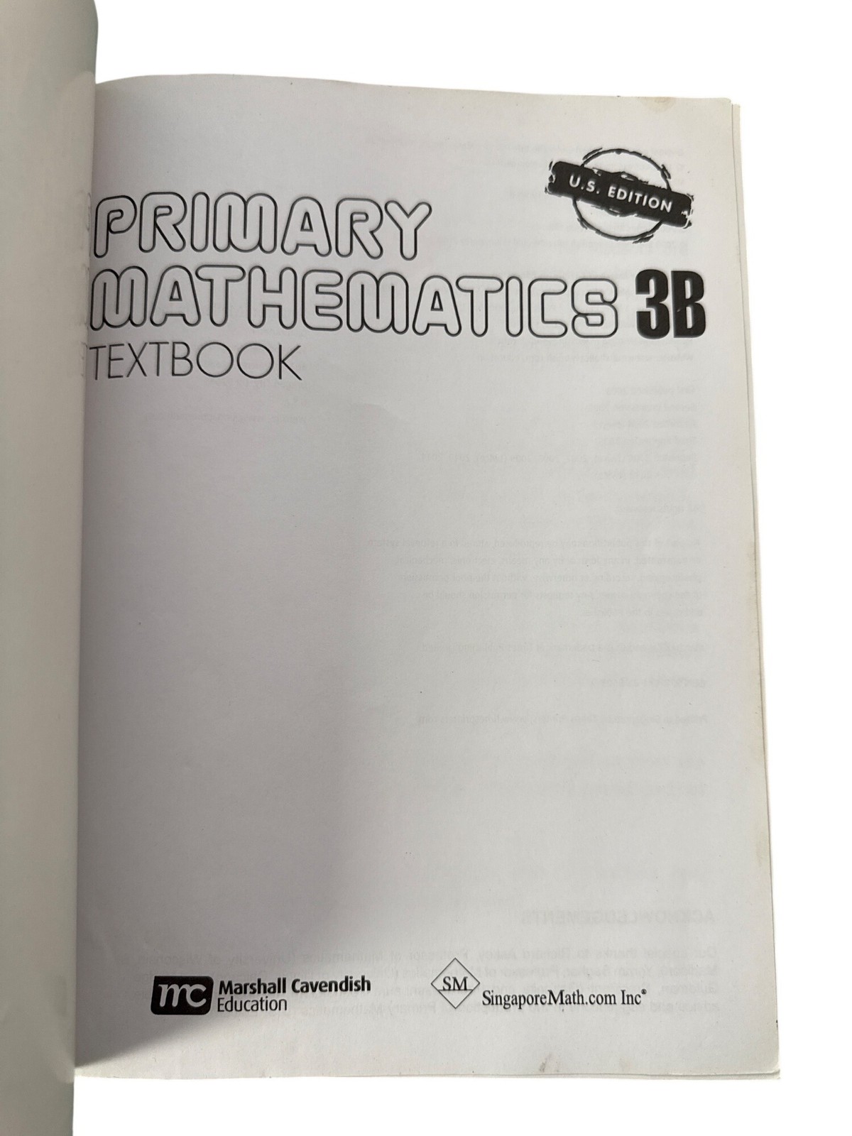 Primary Mathematics 3B Textbook US Edition~Singapore Math Paperback N2 07