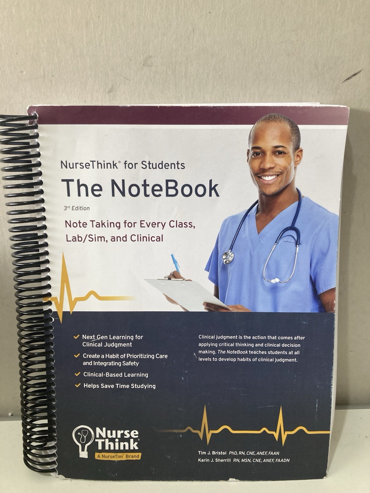 The NoteBook: Note Taking for – Spiral-bound, by Bristol Tim J; – Good