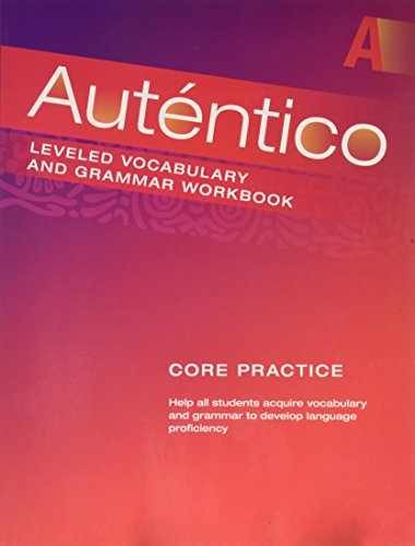 Autentico 2018 Leveled Vocab and – Paperback, by Savvas Learning Co – Very Good