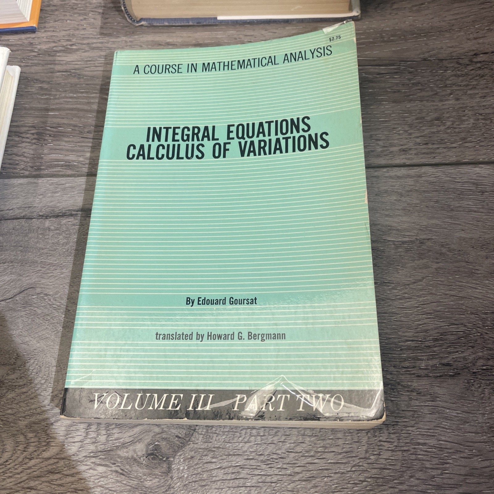 Vintage Mathematics Collection 5 Books – Calculus Of Variations Puzzles History