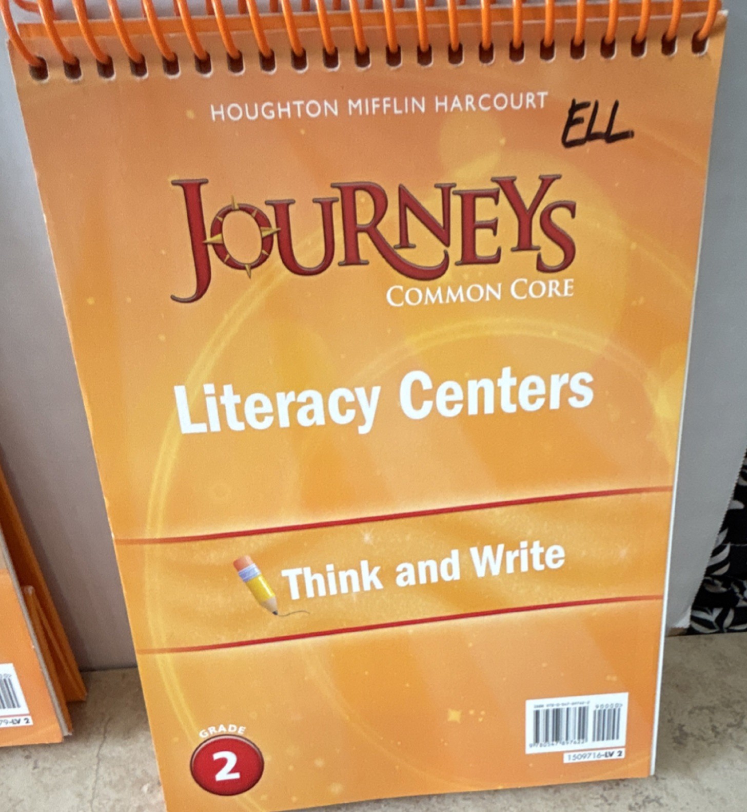 Houghton Mifflin Harcourt Journeys Literacy Centers Gr. 2 Spiral Bound Set of 3