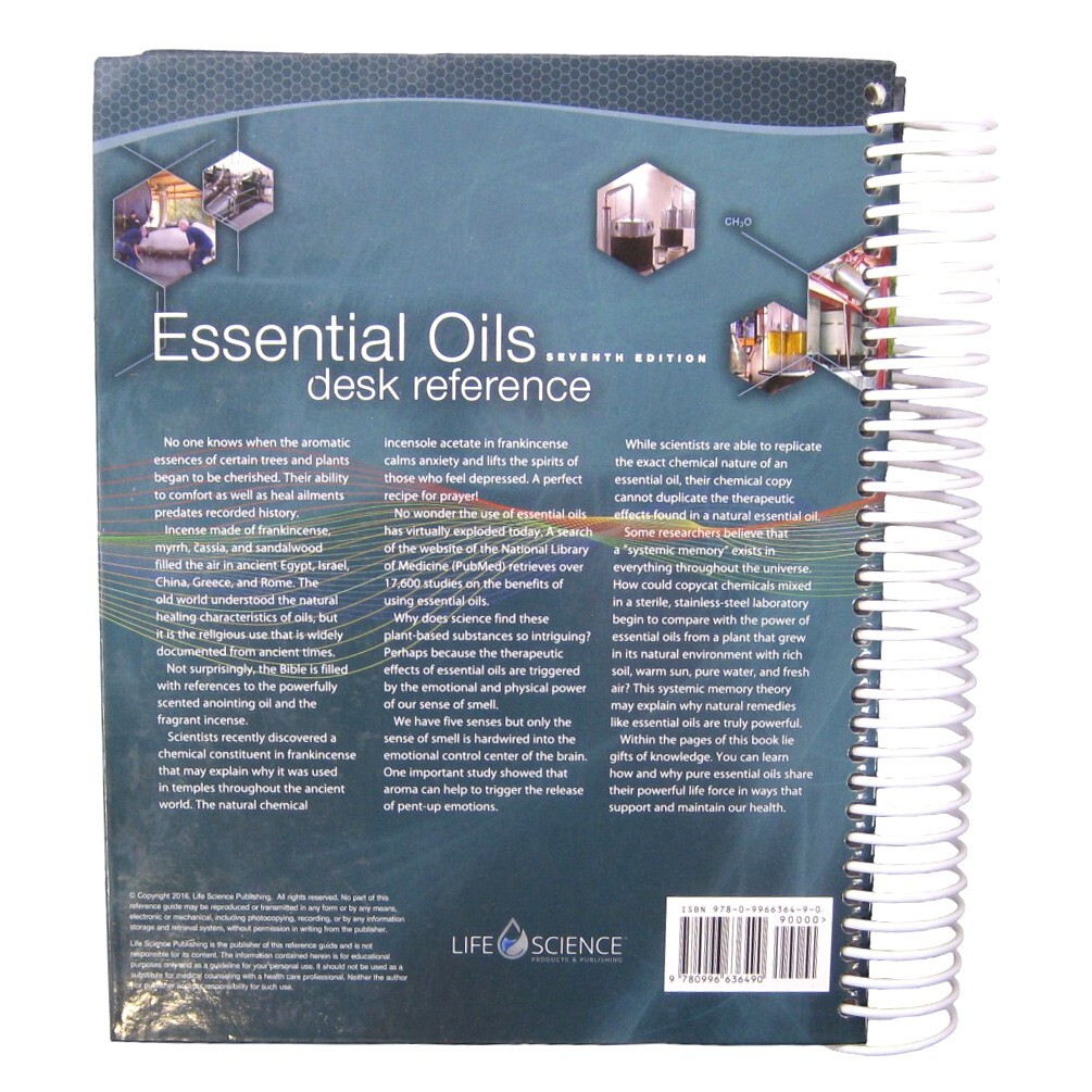 Essential Oils Desk Reference 7th Edition 2016 Life Science Publishing Spiral