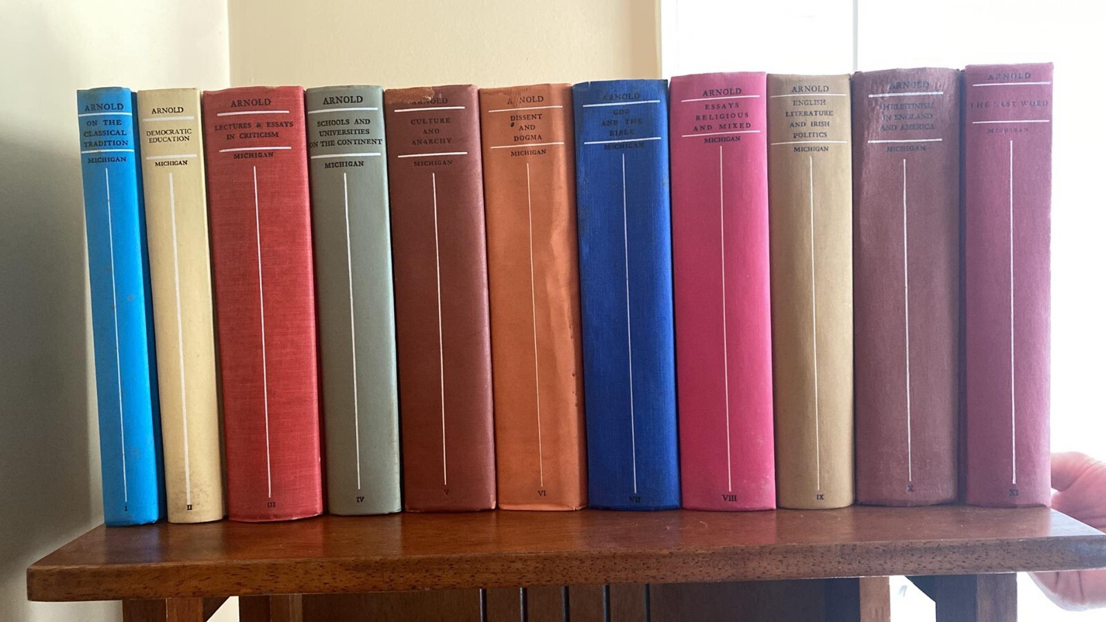 The Complete Prose Works of Matthew Arnold Eleven Volumes Complete Set Very Rare