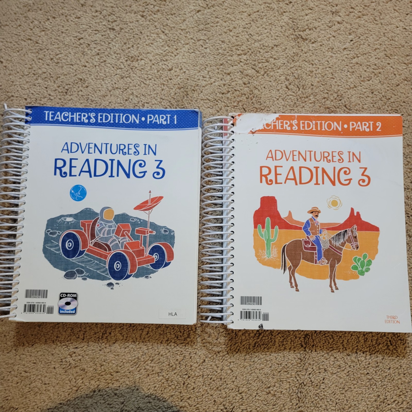 BJU Press 3rd Grade Adventures In Reading Teacher Answer Keys & Student Readers
