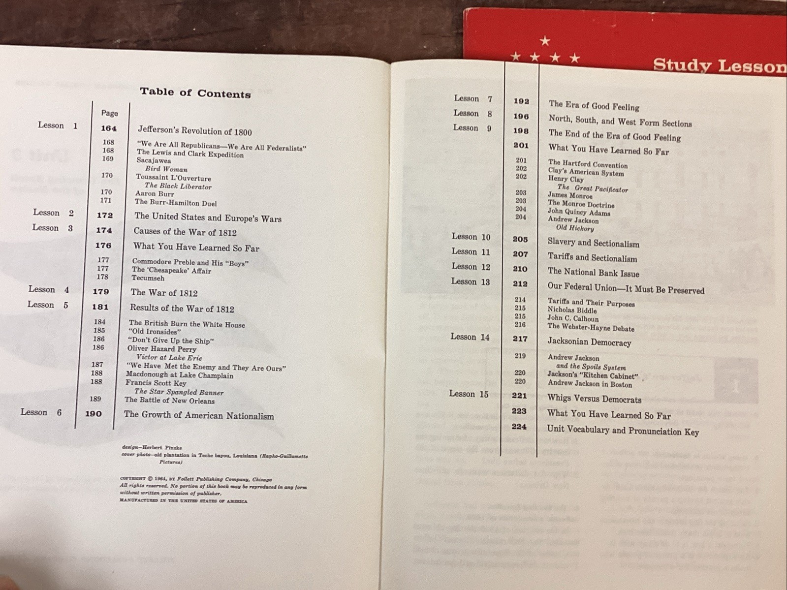 Follett Learnings 1964 Social Studies Texts (4 Units) Unused, Traditional Civics