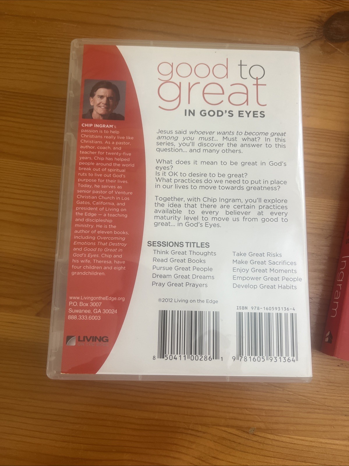 Good to Great in God’s Eyes DVD And Book Ten Practices Great Christians Have…