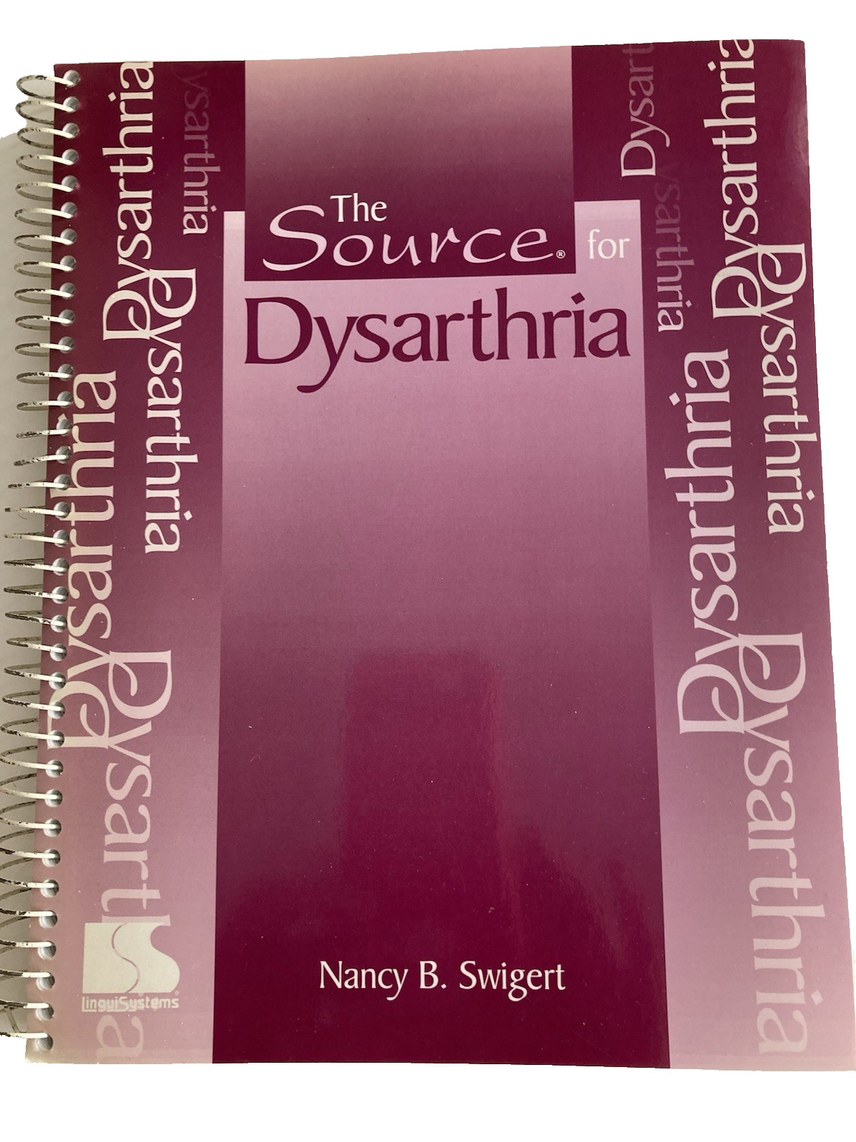 Rare LinguiSystems Source for Dysarthria Nancy Swigert Speech & Language Therapy