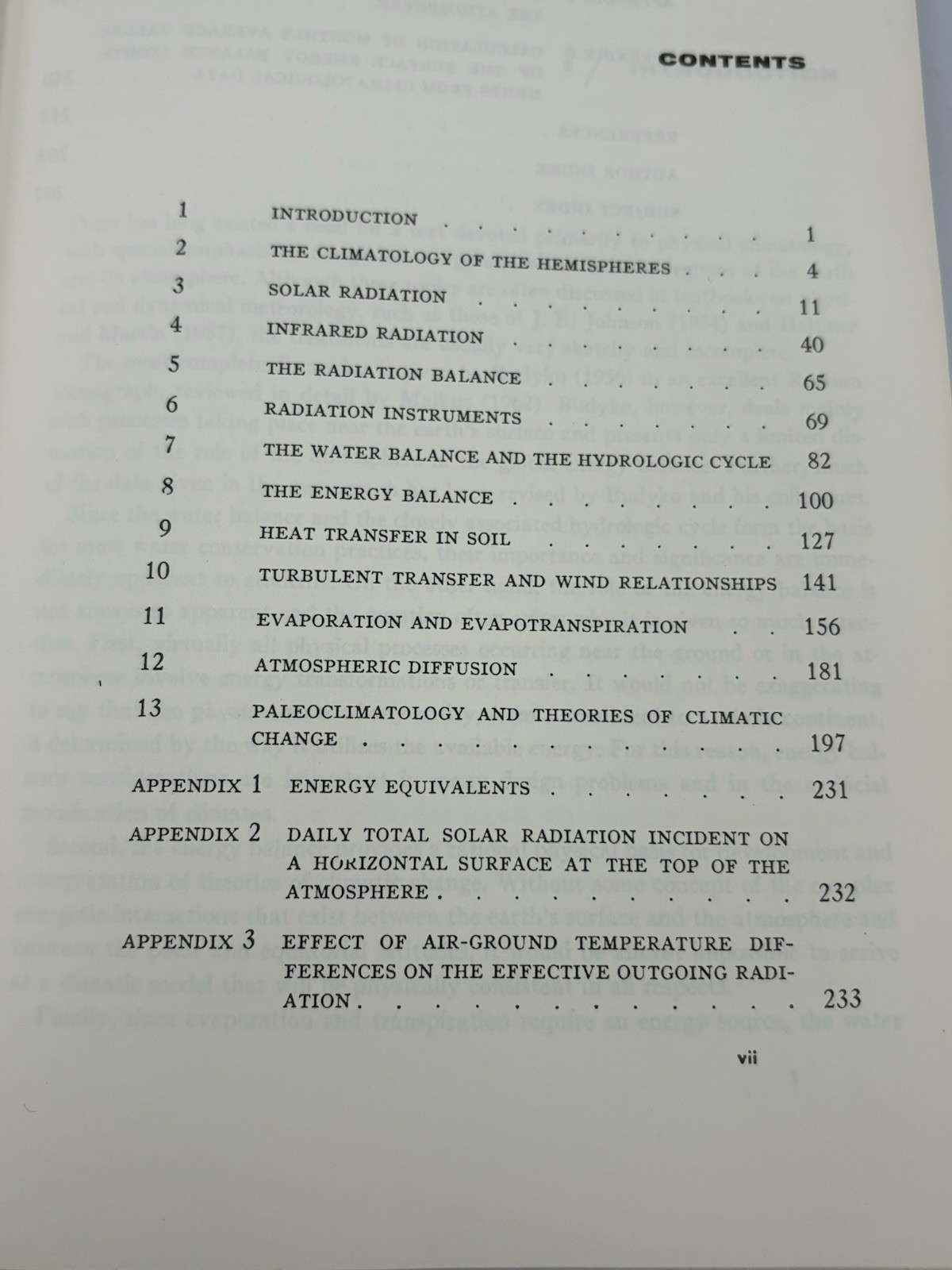 Physical Climatology By William D. Sellers (1969) Hardcover DJ