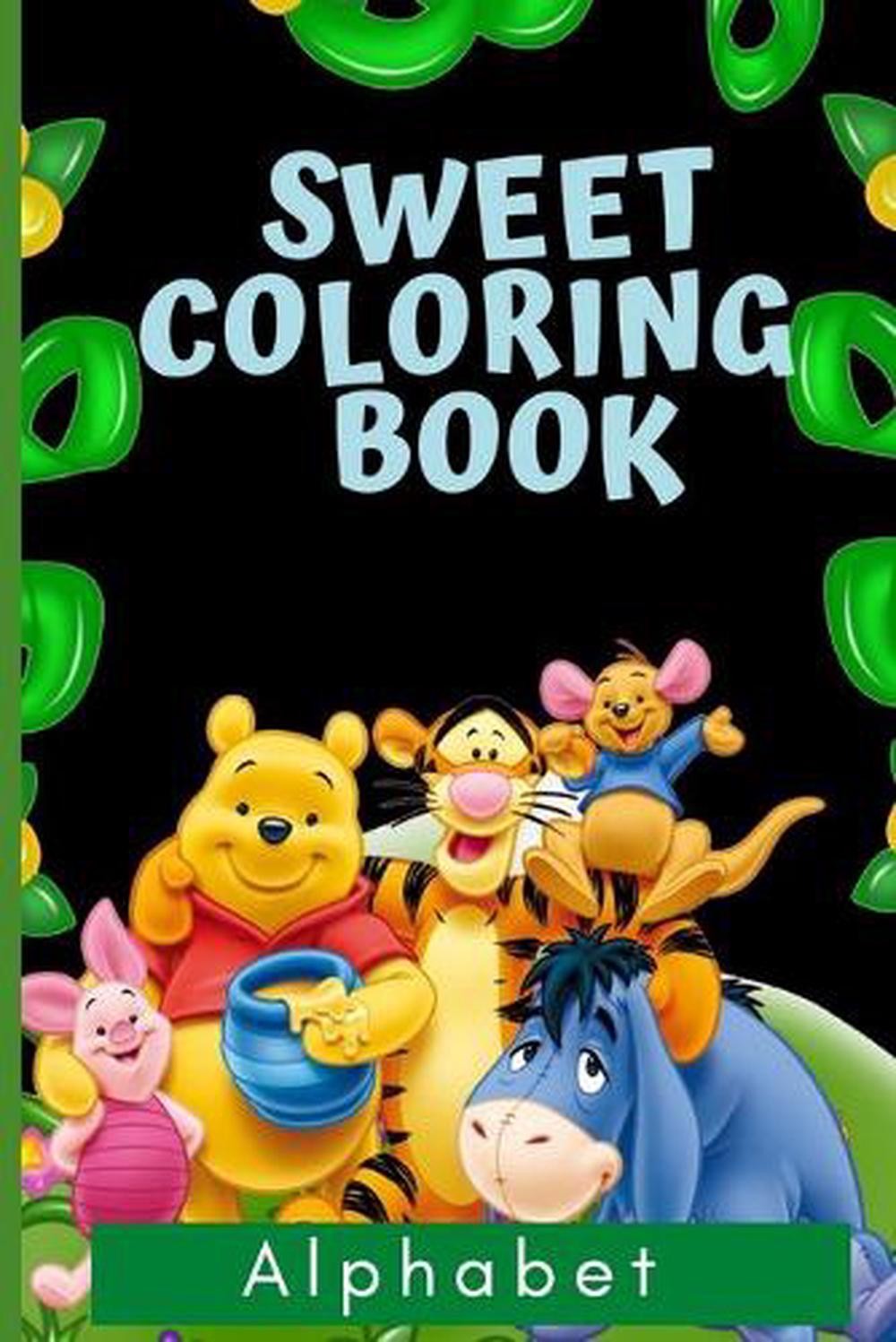 Sweet Coloring Book: Alphabet coloring book 6*9 inches, 52 pages, great gift for