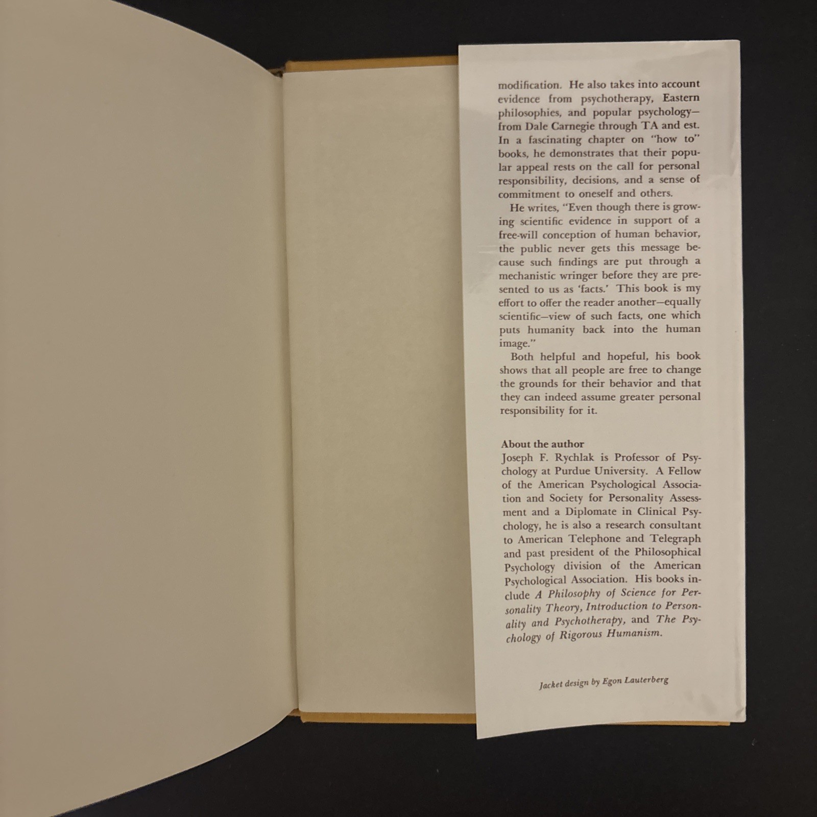 Discovering Free Will and Personal Responsibility (1979 Hardcover)