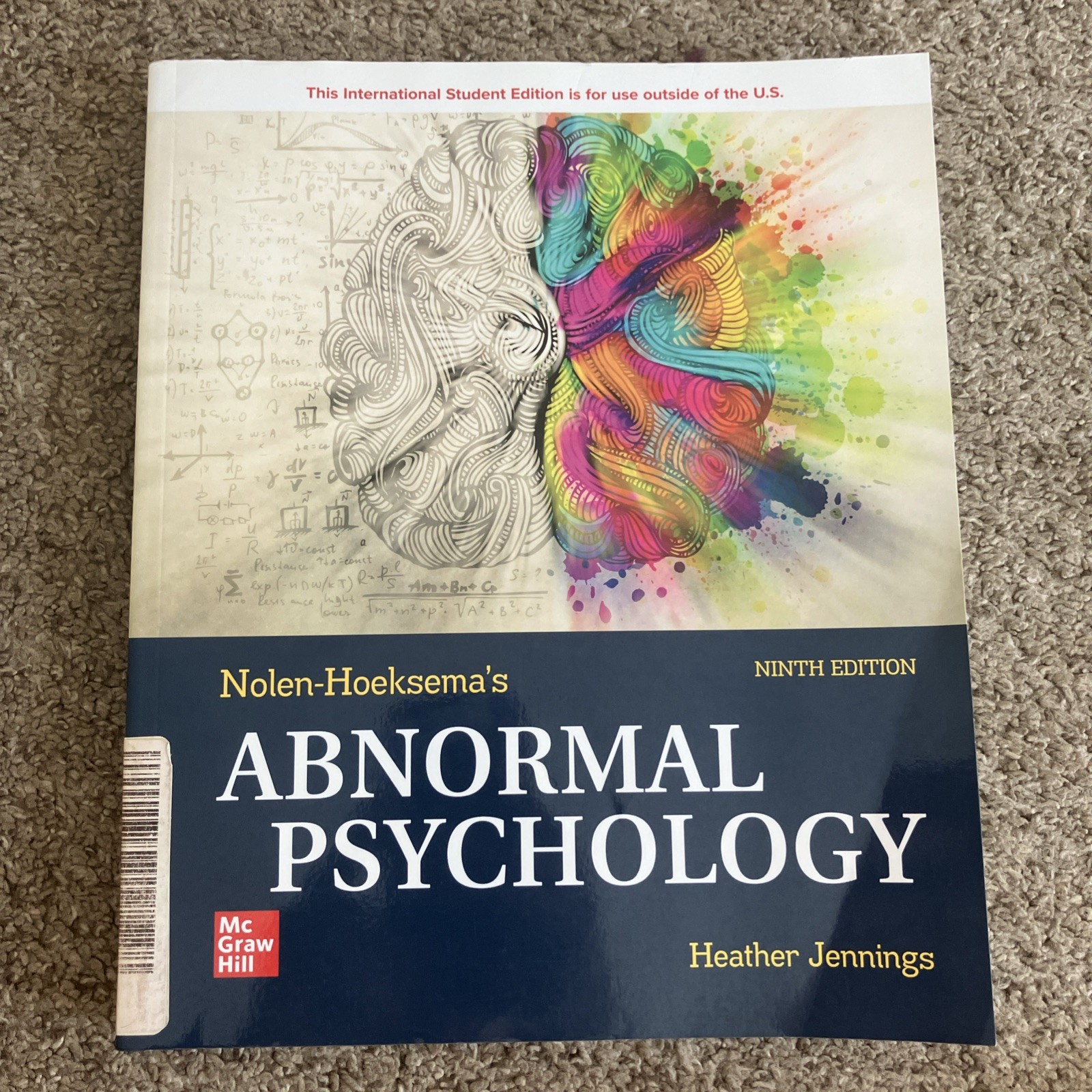 Abnormal Psychology – 9th Edition Susan Nolen-Hoeksema – International Edition