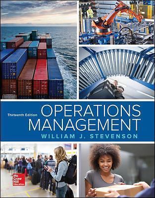 Operations Management by William J. Stevenson (2017, Hardcover)