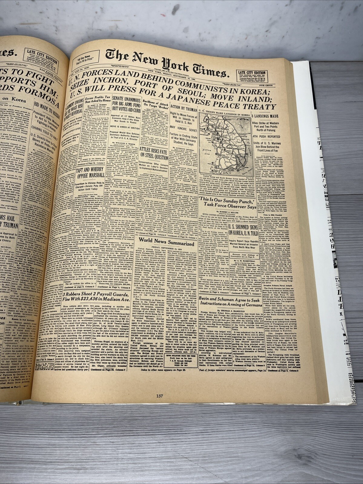 The New York Times – Page One The Major Events 1920-1975 – Disasters – Lot Of 3.