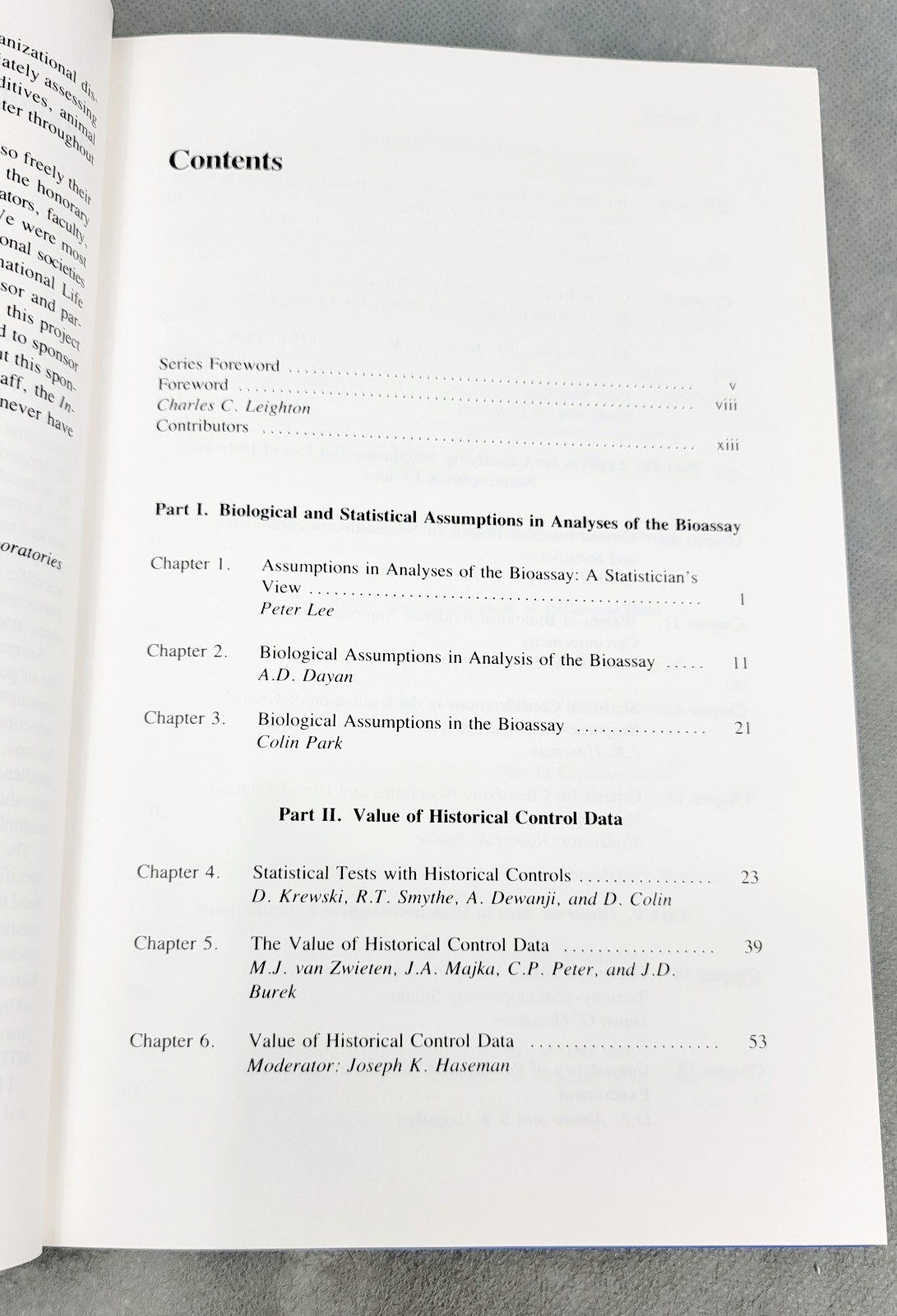 1988 ILSI MONOGRAPHS Hardcover CARCINOGENICITY Springer-Verlag GRICE/CIMINERA