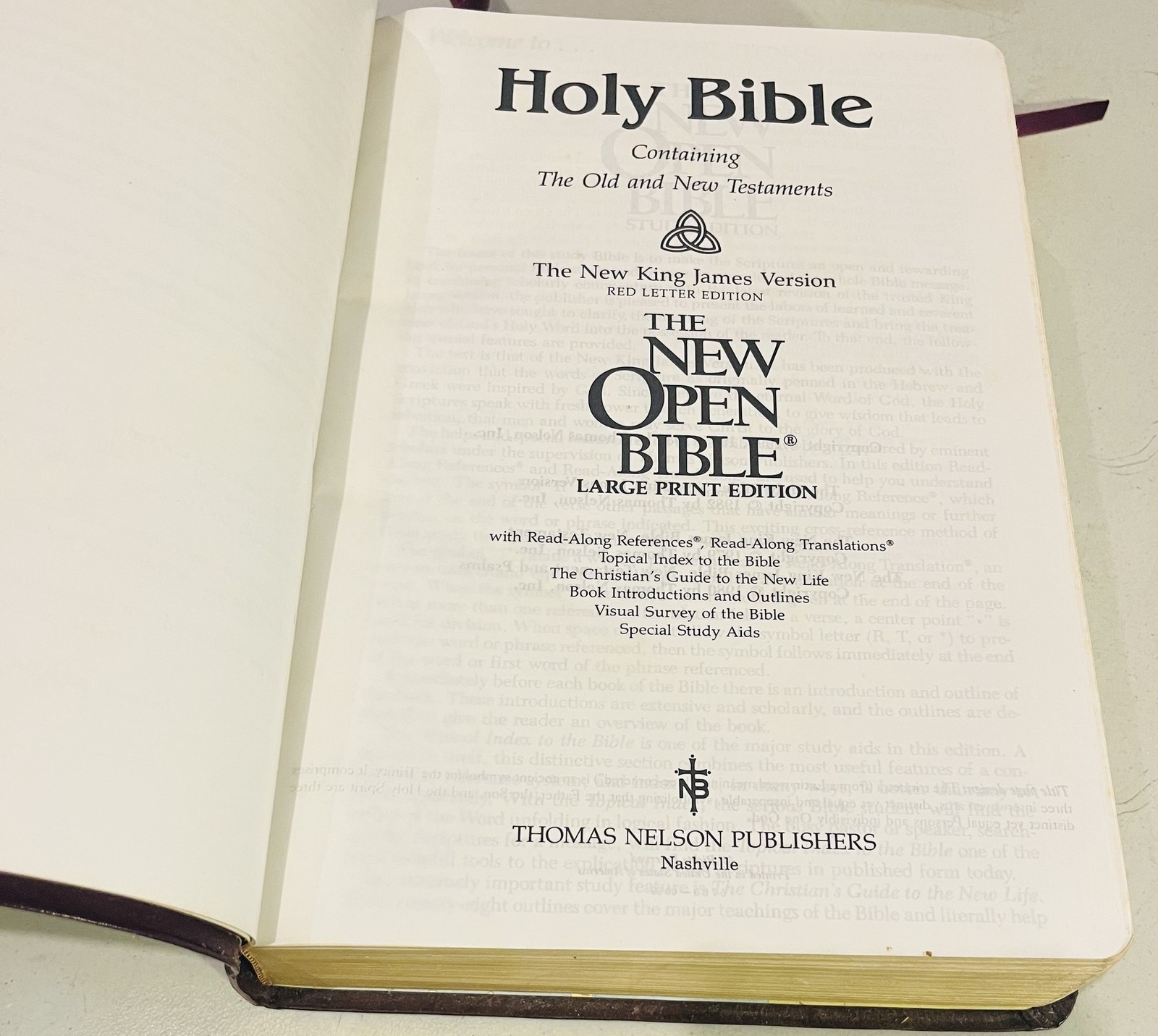 Faith Partners New Open Bible Large Print Edition: Nkjv Old and New Testaments