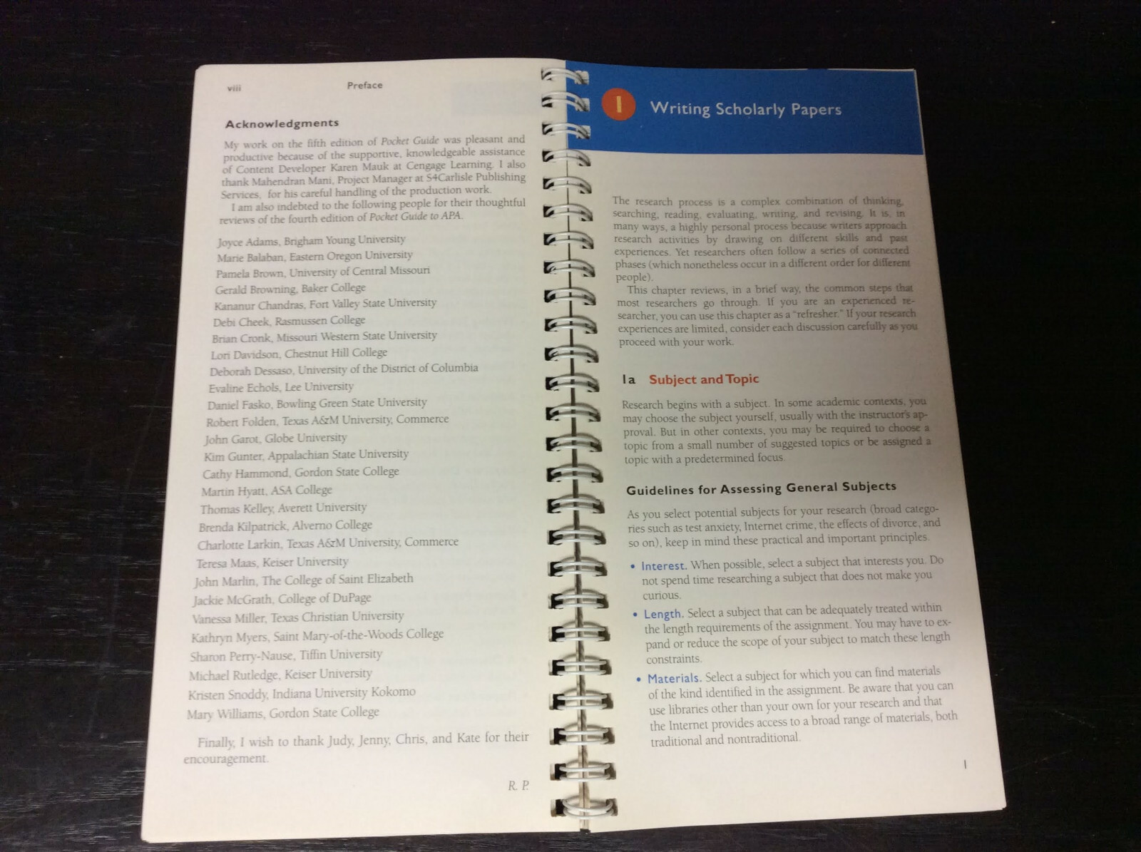 Pocket Guide to APA Style Perrin, Robert (Spiral-bound 2015) VG