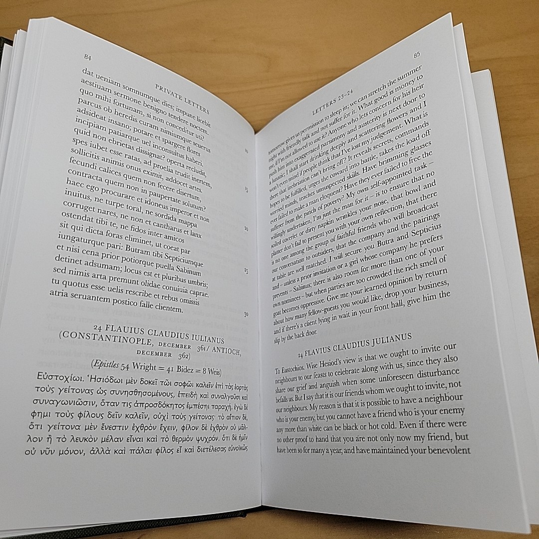 Greek And Latin Letters An Anthology With Translation Edited By Michael Trapp