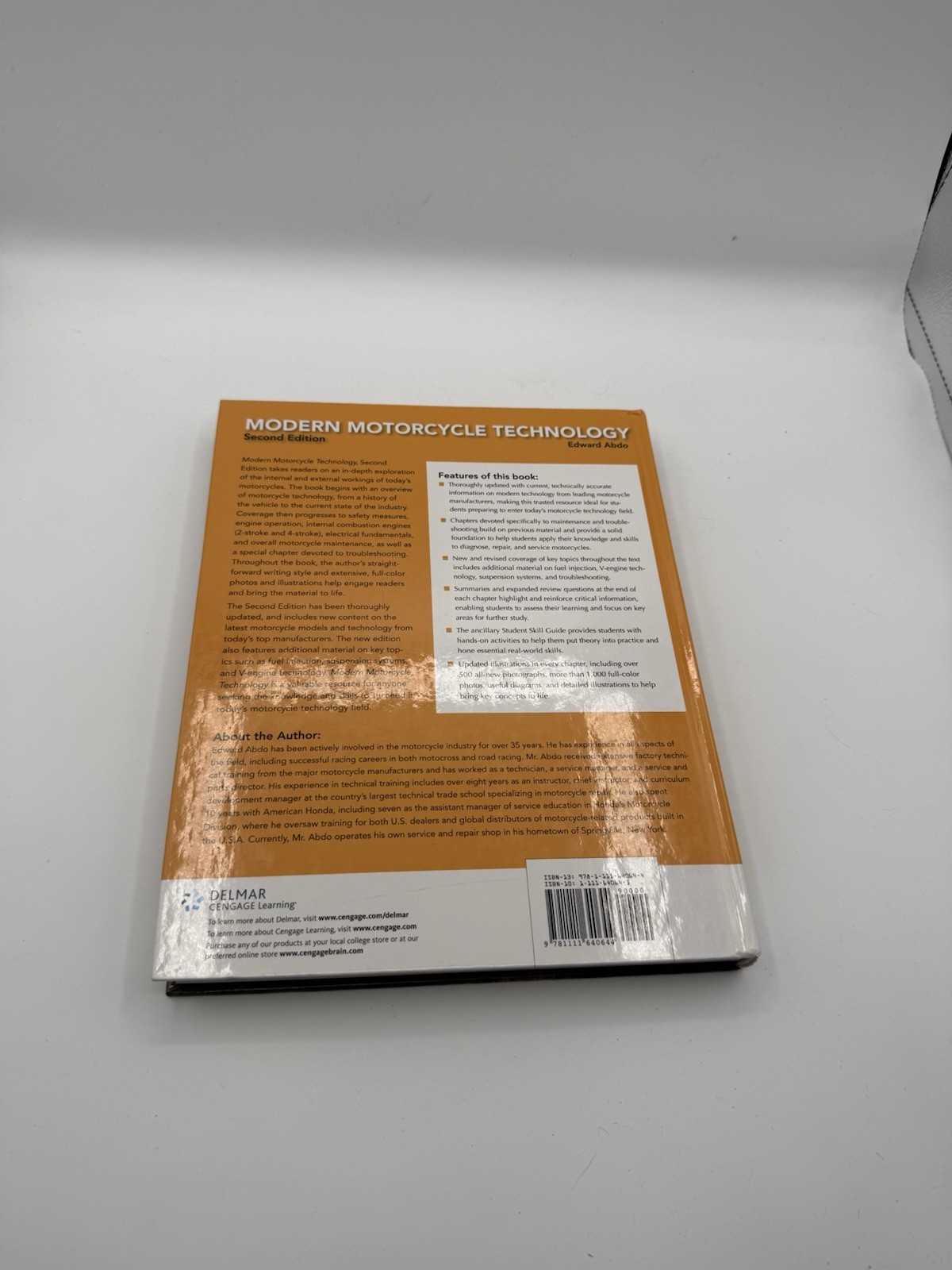 Modern Motorcycle Technology – Hardcover By Abdo, Edward – GOOD