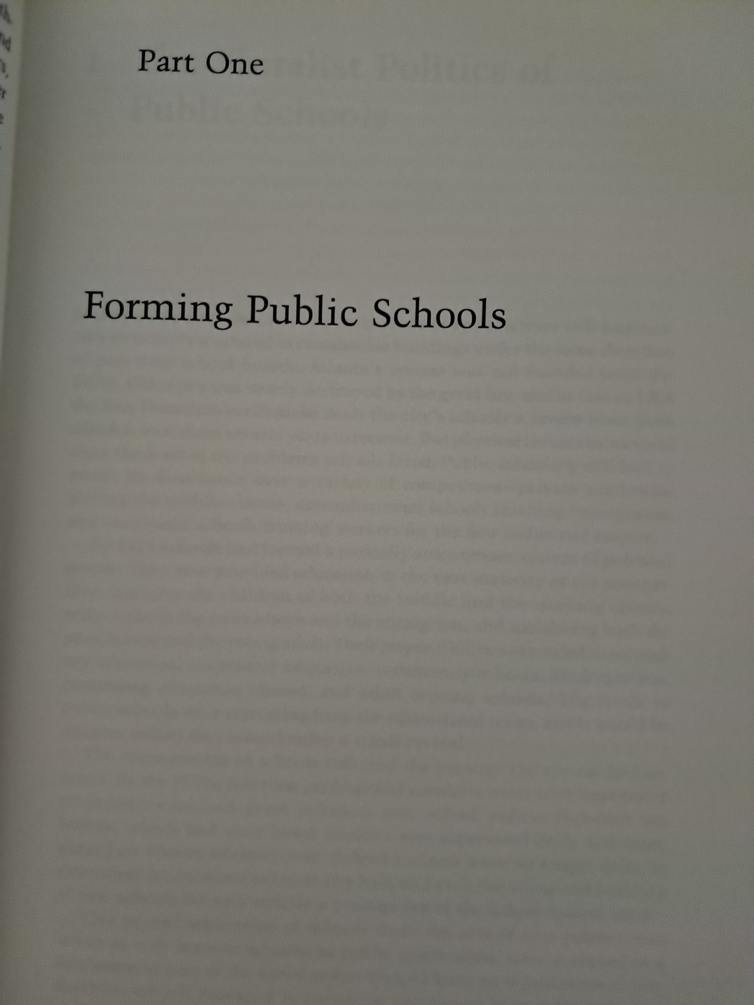 The Politics of School Reform 1870-1940 by Paul E. Peterson