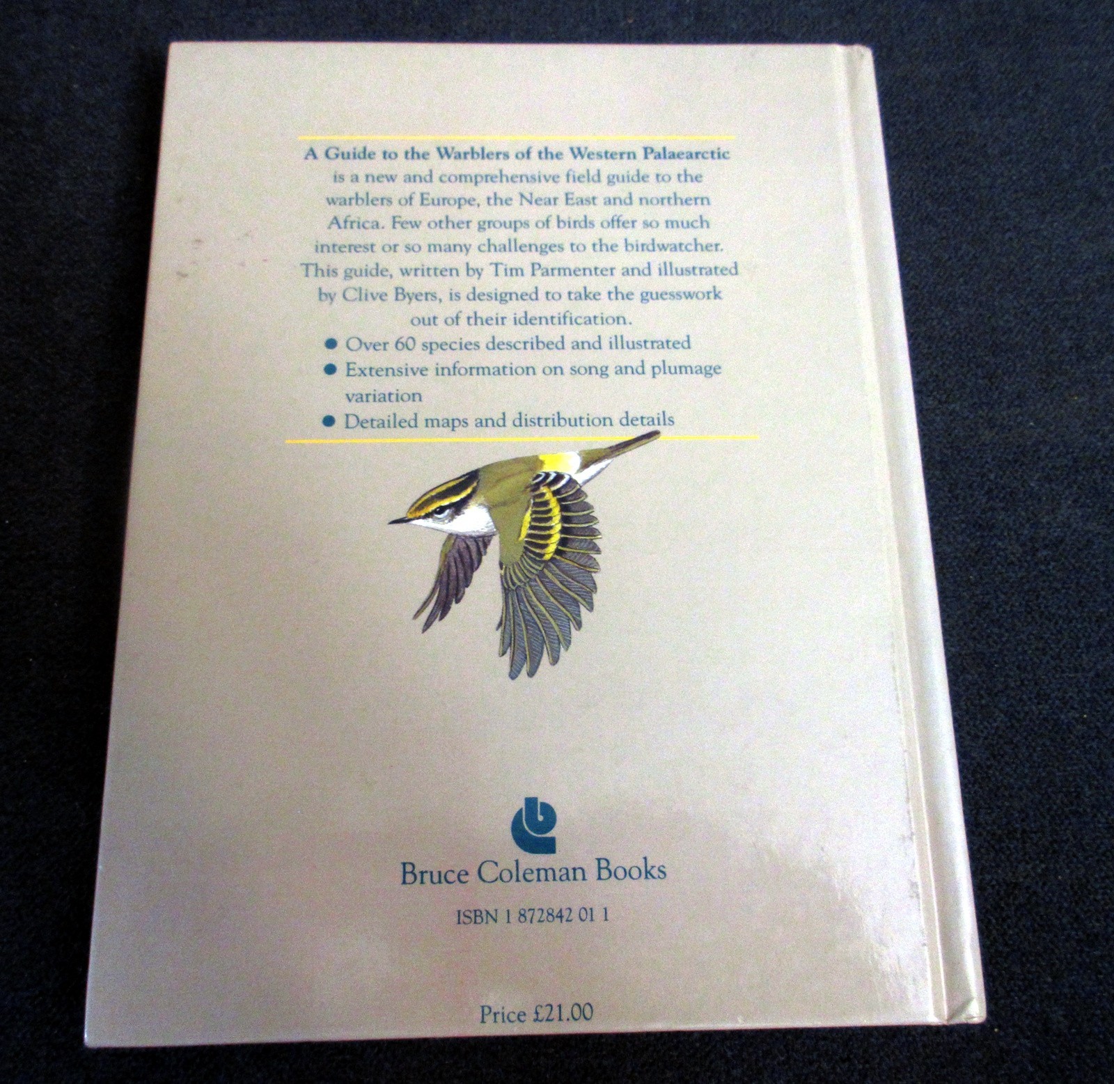 A Guide to the Warblers of the Western Palearctic – hardcover bcx
