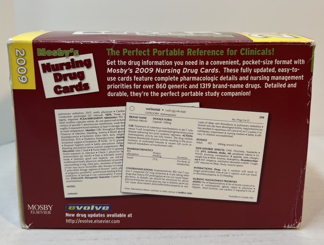 Mosby’s 2009 Nursing Drug Cards by Joseph A. Albanese and Patricia A. Nutz…