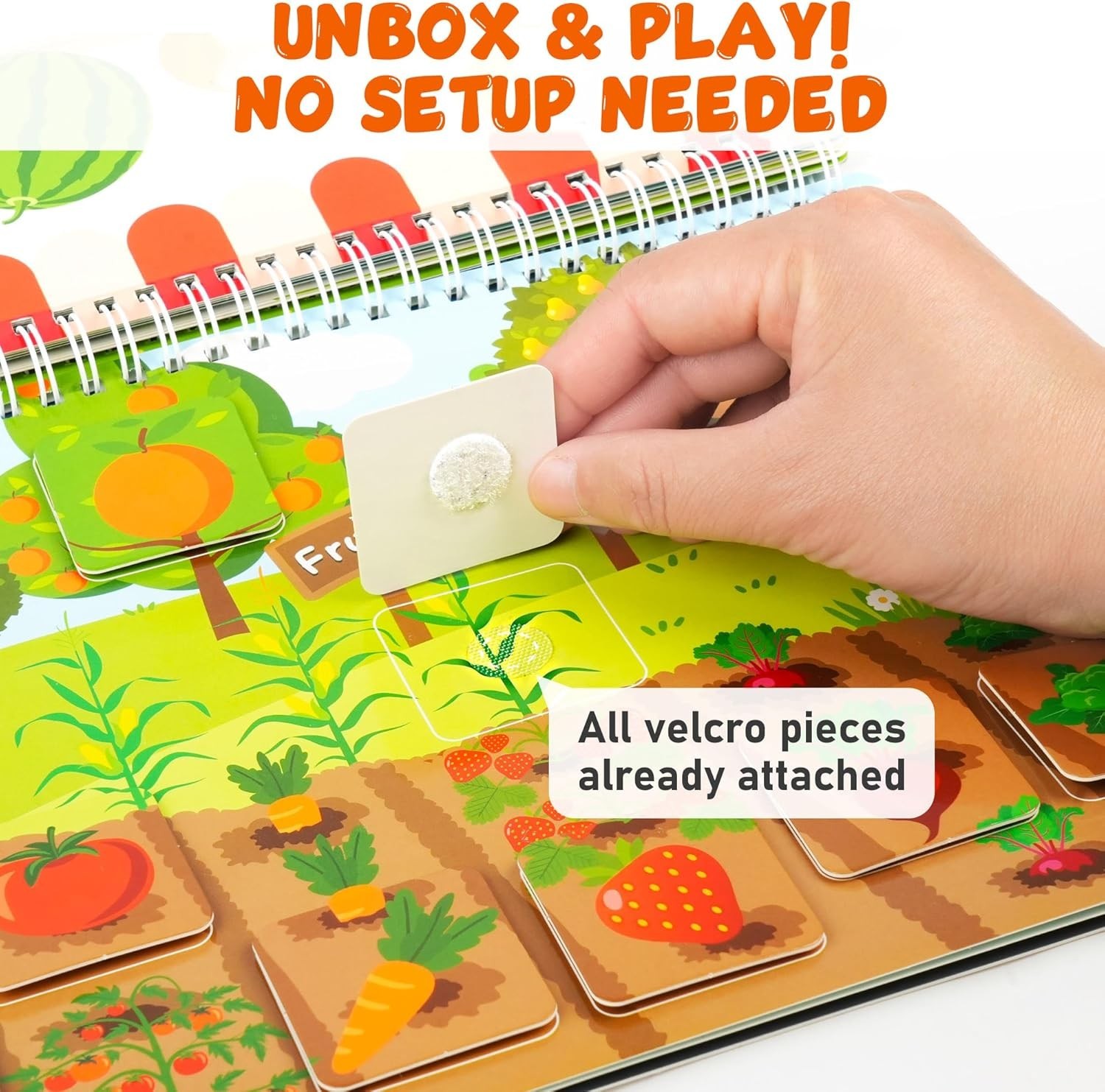 BenBen Busy Book for Toddlers, 30 Pages, Pre-Assembled, Preschool L… Fast Ship