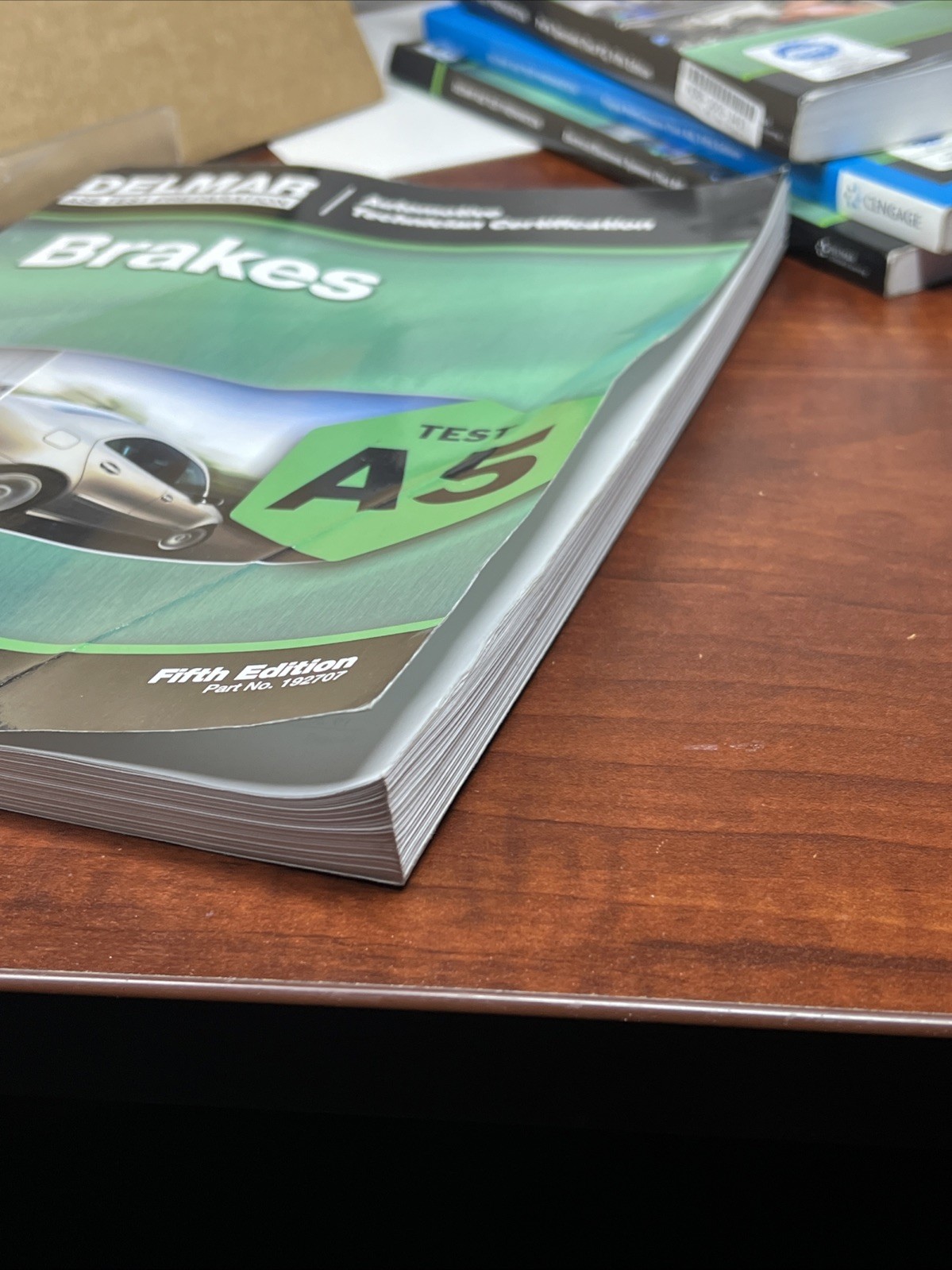 Clean Pages ASE Test Preparation – A5 Brakes (Delmar ASE Test Preparation Series