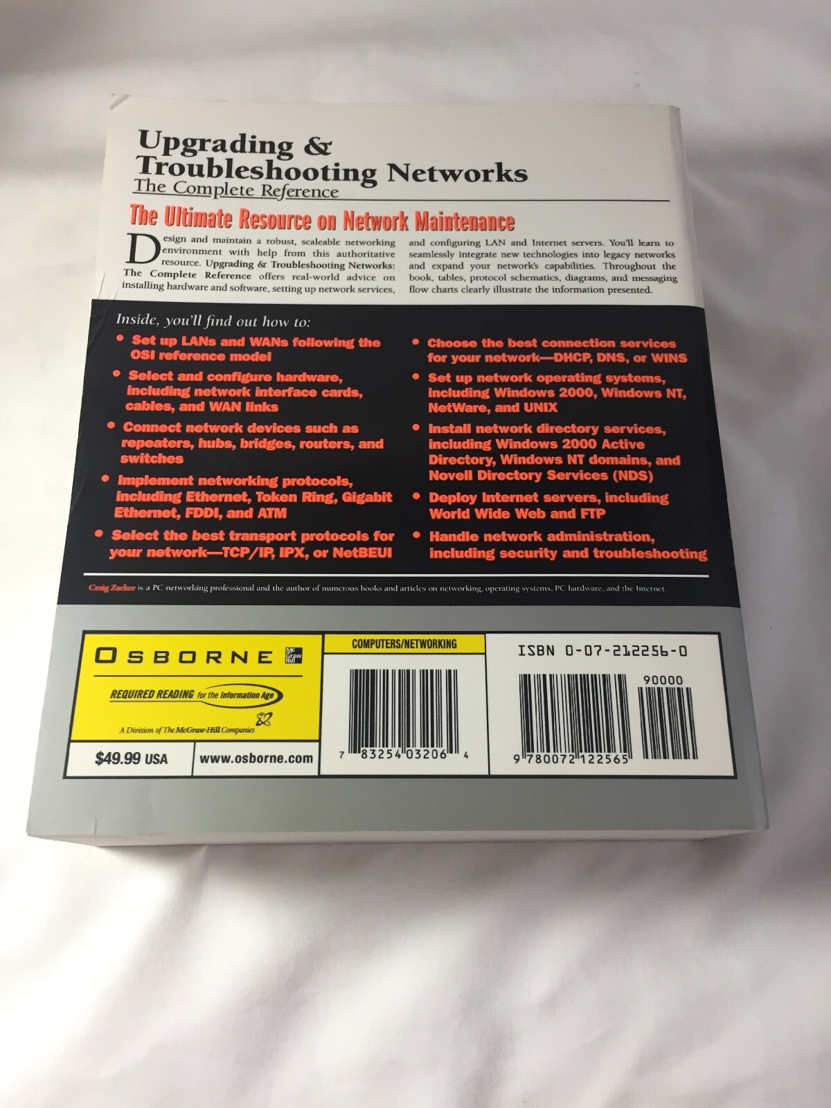 Upgrading and Troubleshooting Networks: Osborne: The Complete Reference