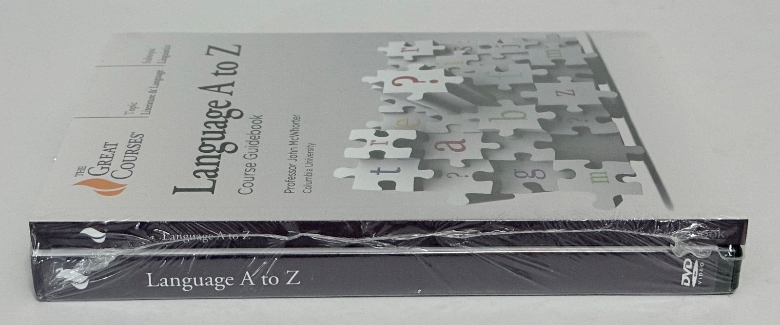 Great Courses : Language A to Z by John McWhorter Guidebook & 2 DVDs 2020 NEW