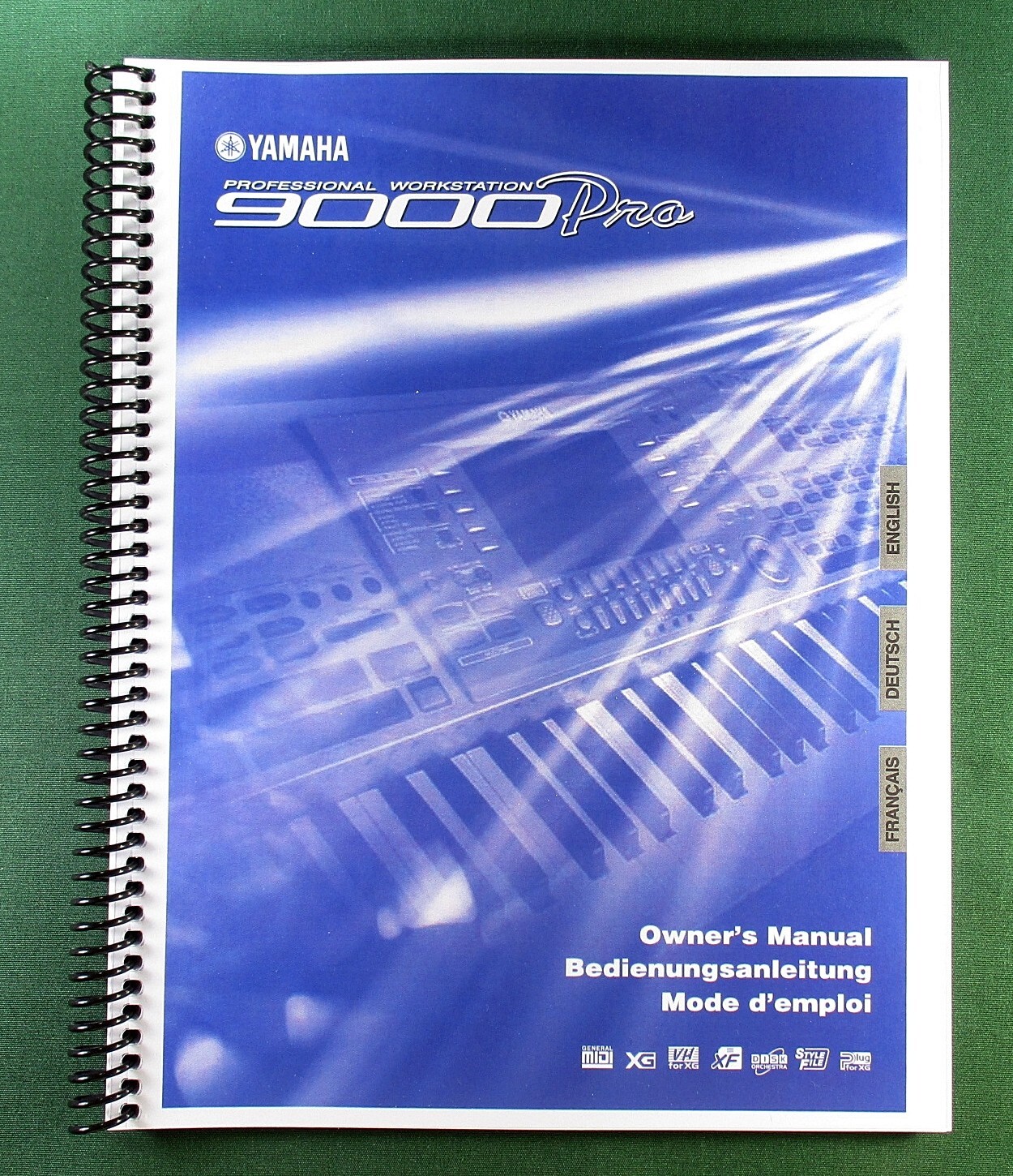 Yamaha 9000 Pro Instruction Manual: 250 Pages & Protective Covers!