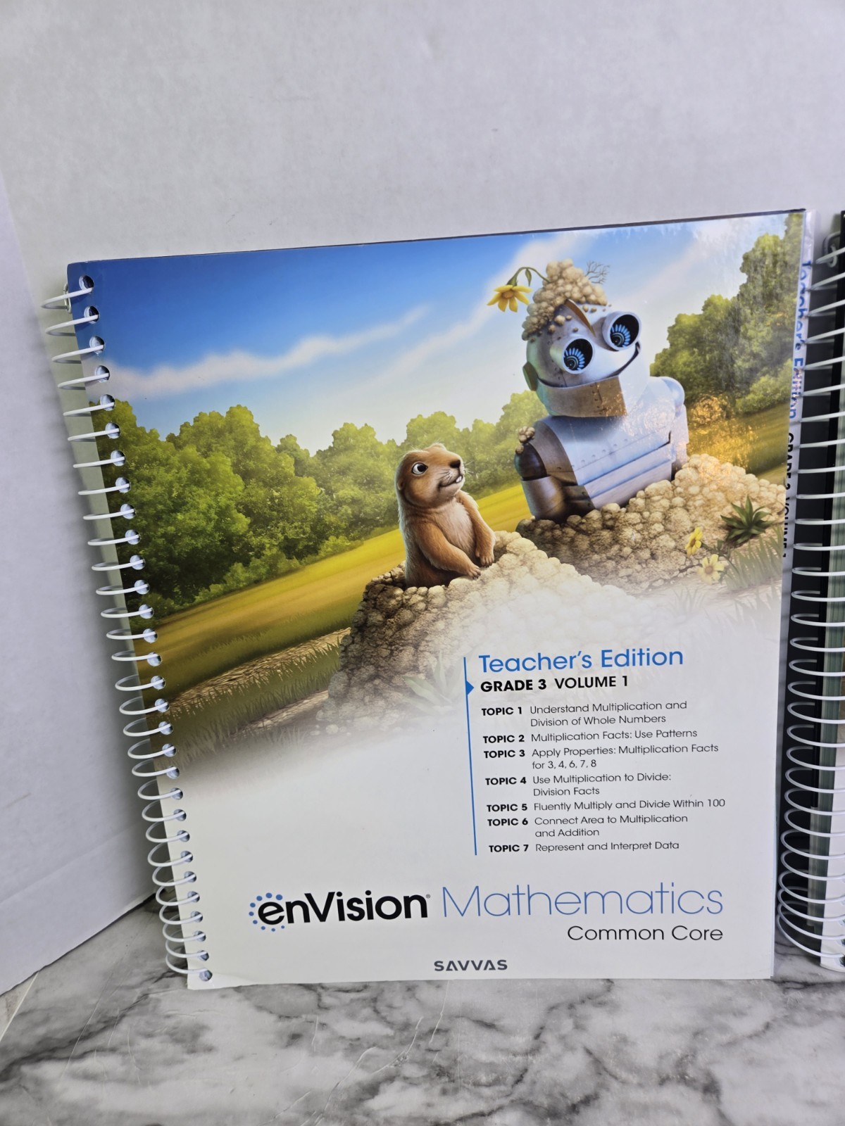 enVision Mathematics Common Core Teachers Edition Grade 3 Vol. 1 & 2 Savvas 2020