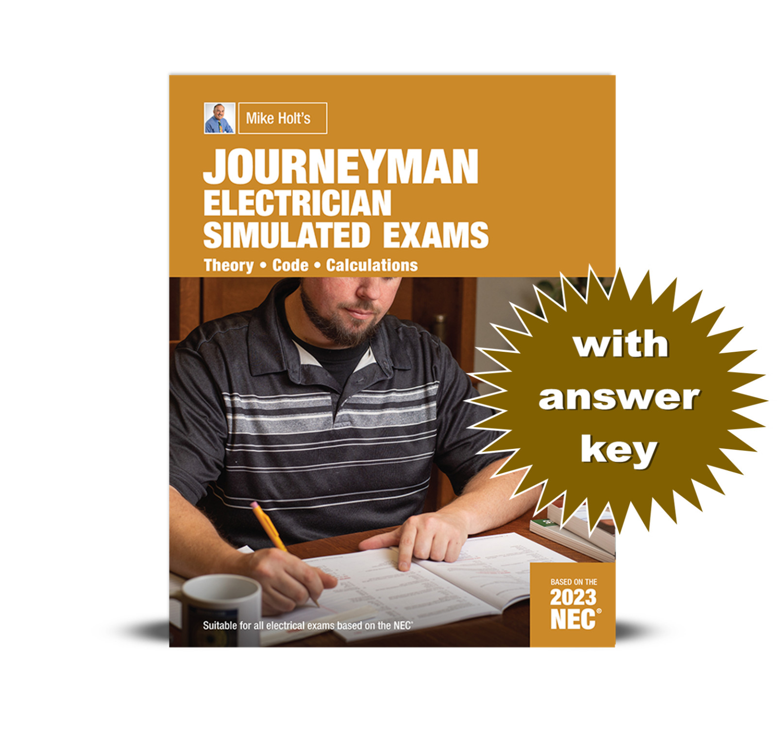 Mike Holt 2023 Journeyman Exam Preparation Book Program with Answer Keys