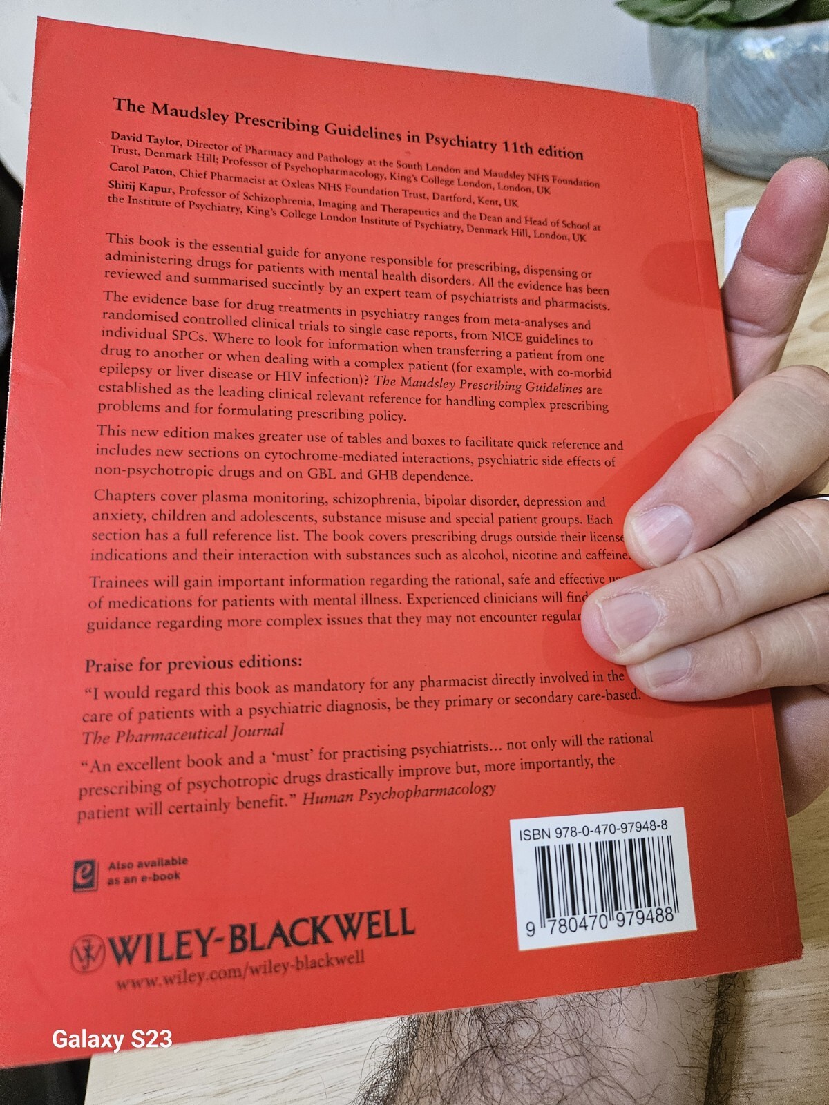 The Maudsley Prescribing Guidelines in Psychiatry by David Taylor 2012