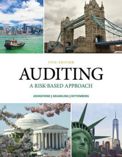 Auditing: A Risk Based-Approach – Hardcover By Johnstone, Karla M – GOOD