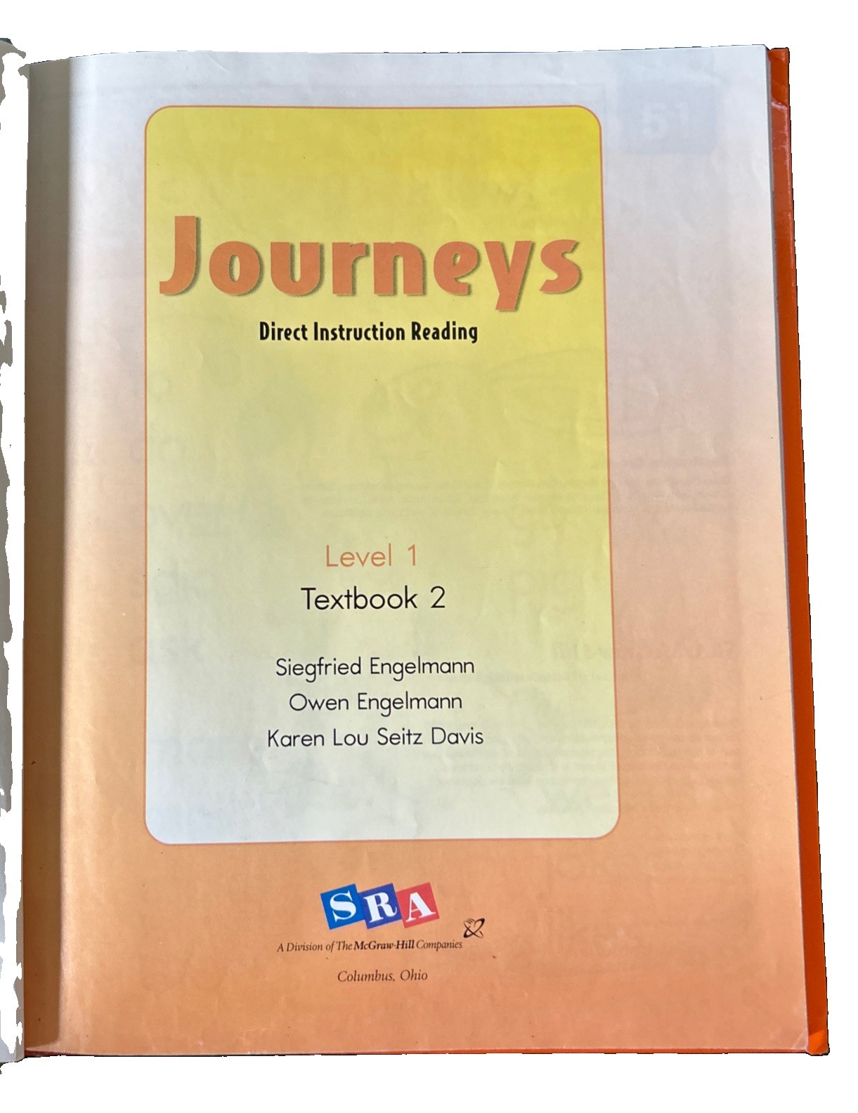 Journeys – Direct Instruction Reading Textbook 2