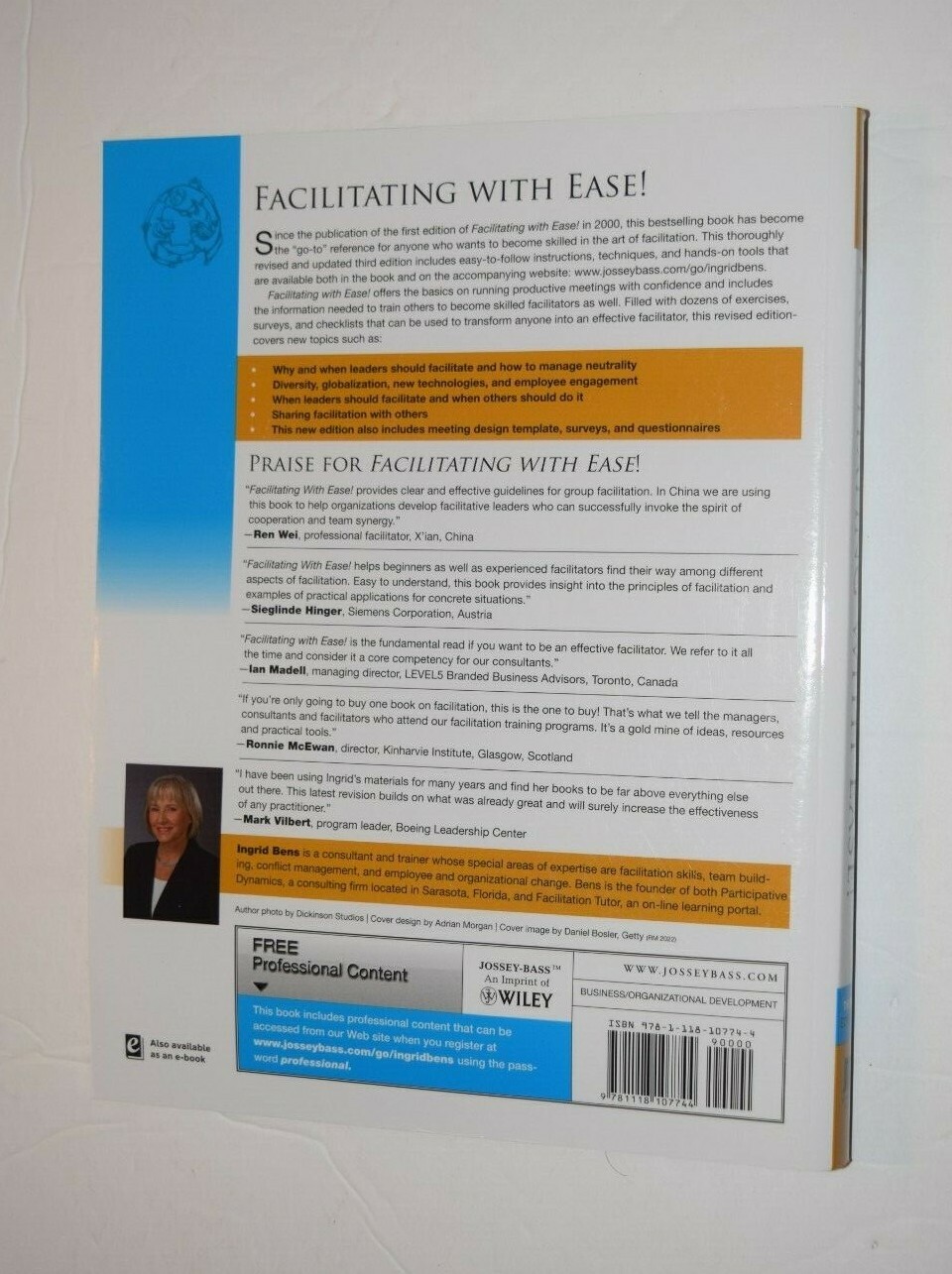 “FACILITATING WITH EASE,” 3rd Edition, Book (8.50″” x 11.00″), 237 Pages, New