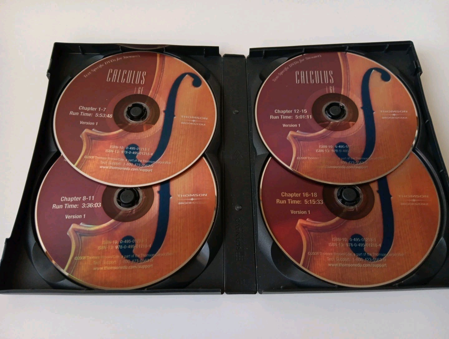 Text-Specific DVDs for Stewart’s Calculus GE: James Stewart PC/Mac