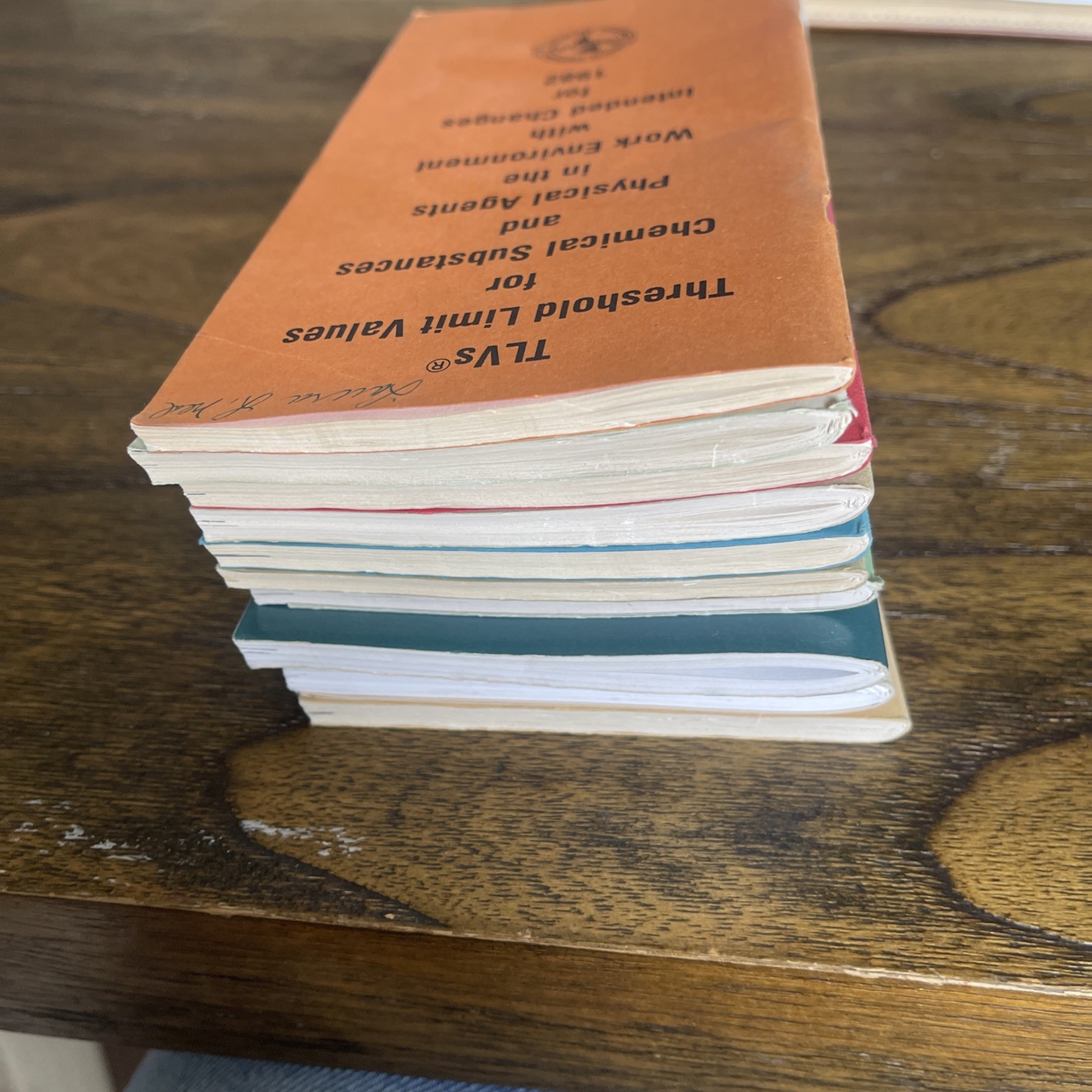 ACGIH Booklet Lot 10x Threshold Limit Values TLV BEIs 1982-1994 Vintage