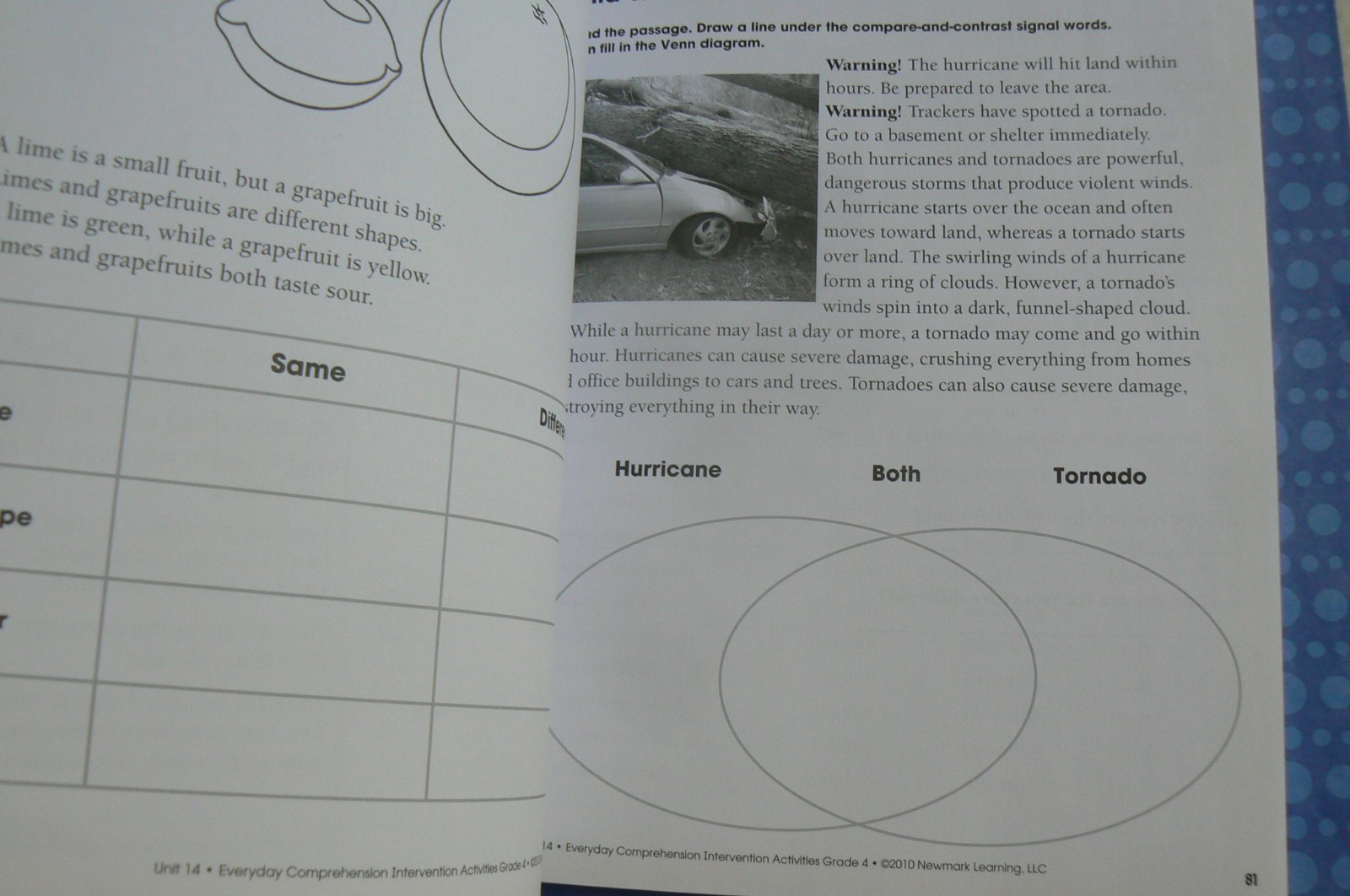 Everyday Comprehension Intervention Activities gr.4 Newmark Learning 5-day units