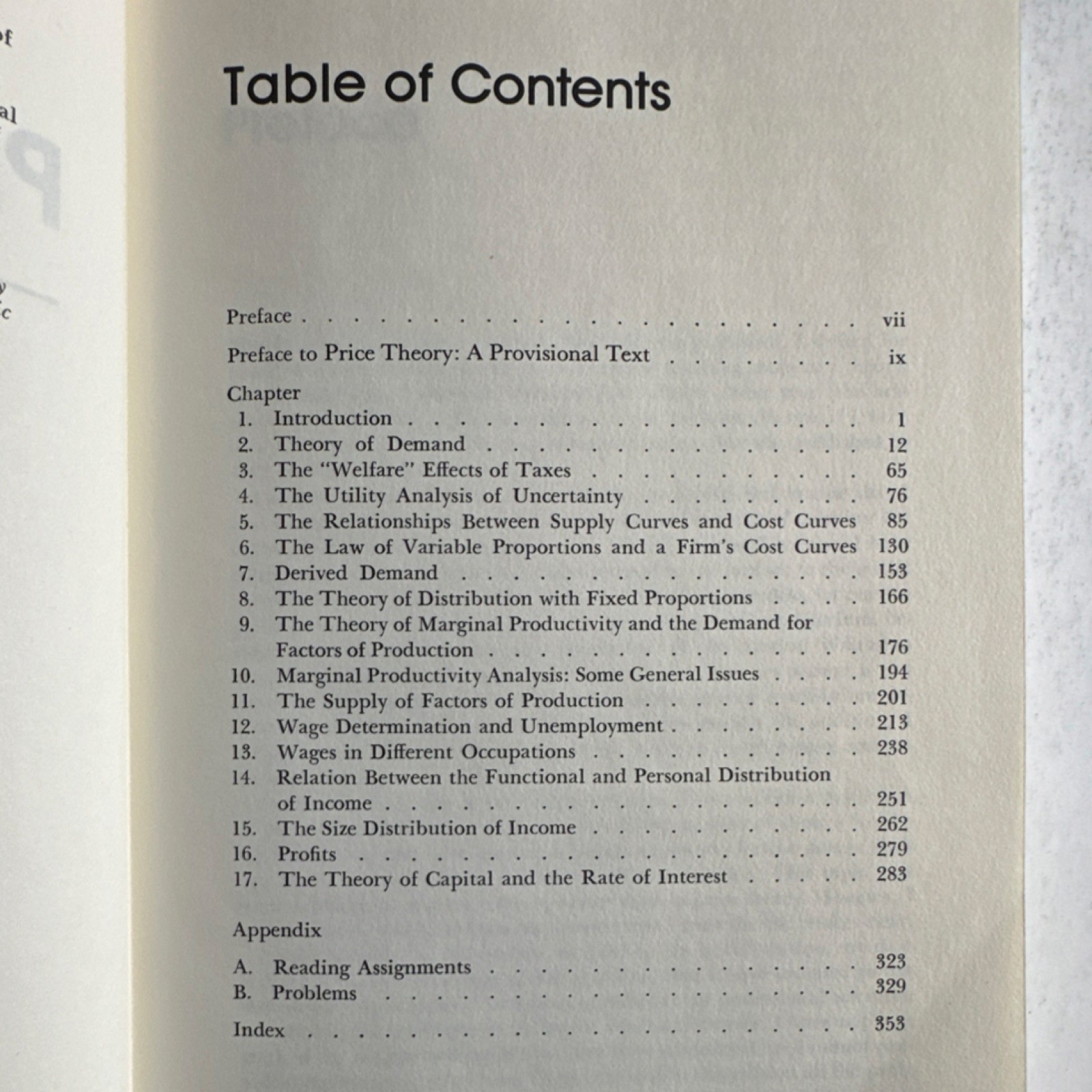 Price Theory Milton Friedman 1976 FirstEdition Hardcover NO DJ Chicago Economics