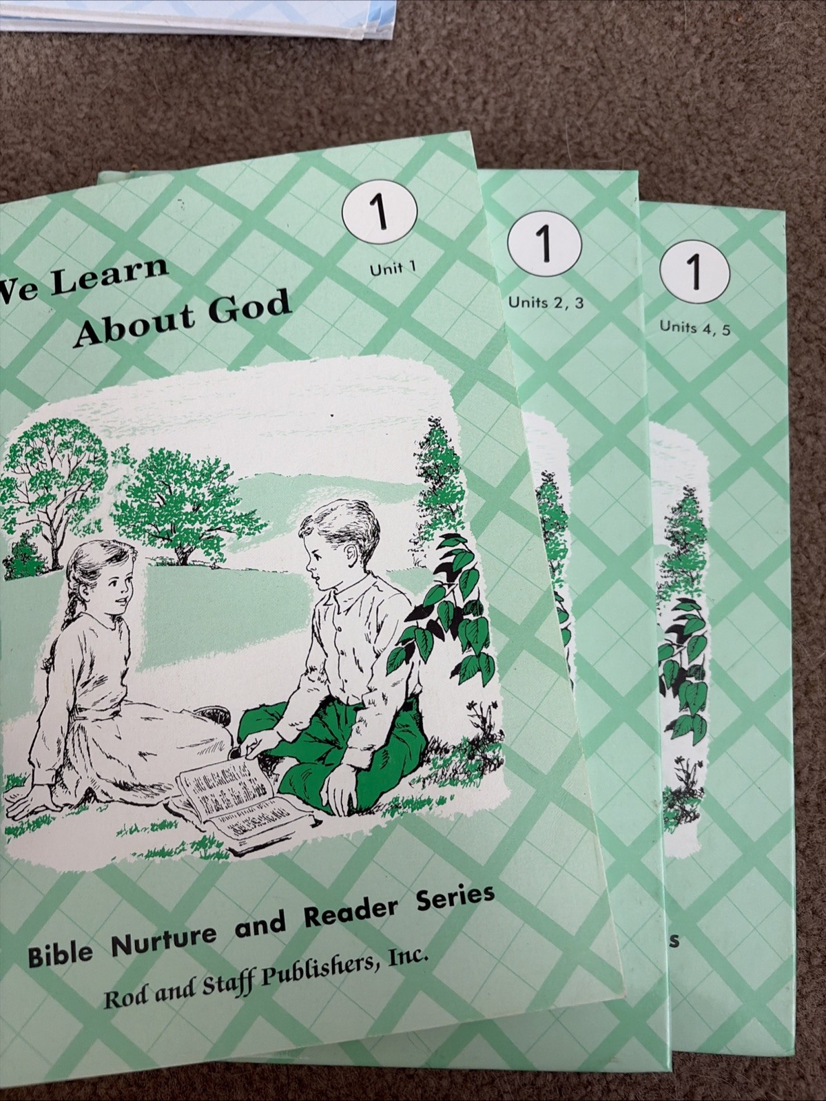 Rod and Staff Bible Nurture and Reader Series Grade 1 Teacher’s Manual Workbook
