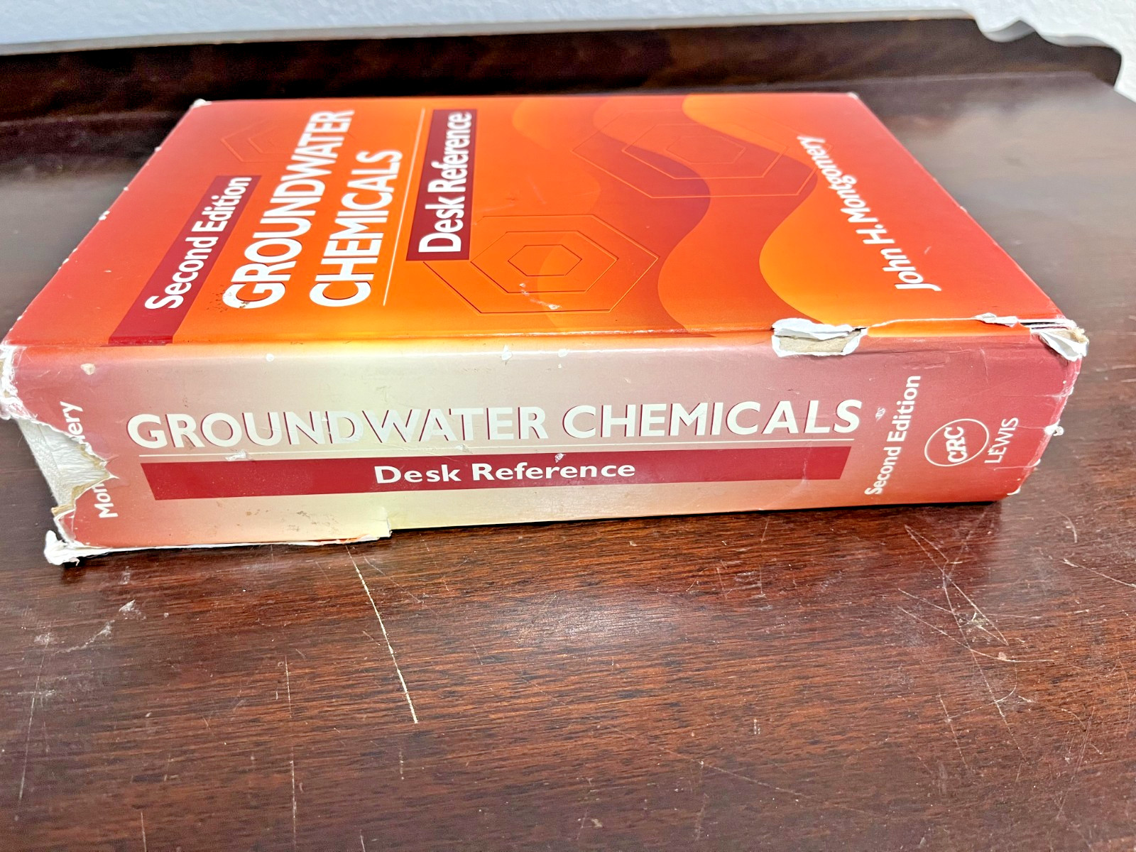 GROUNDWATER CHEMICALS Desk Reference BOOK : Second Ed by JH Montgomery Hardcover