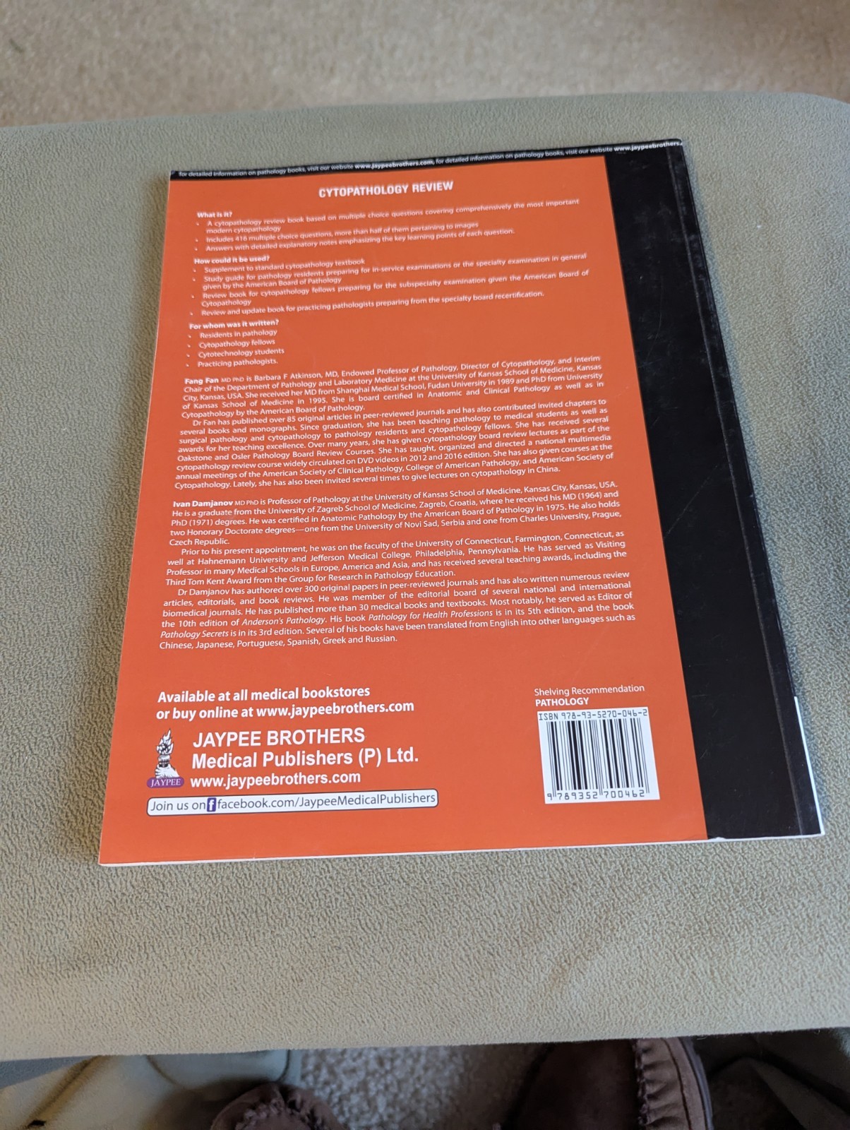 Cytopathology Review 2nd Edition by Fan, Fang, M.D. & Damjanov, Ivan, M.D.