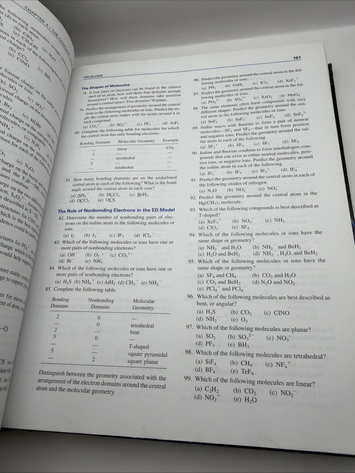 Chemistry: Structure and Dynamics 5th Edition Hardcover Spencer Bodner Rickard