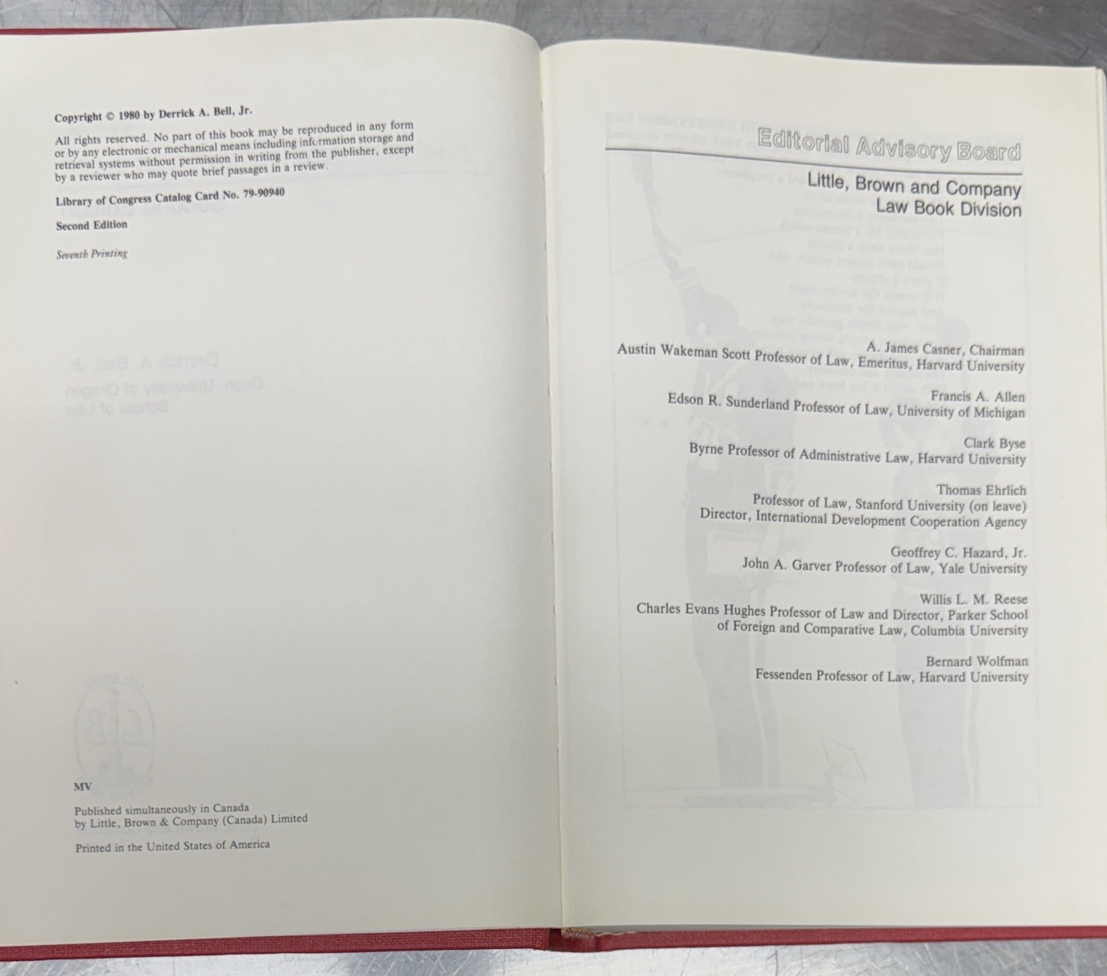Race, racism and American law 2nd Ed 7th Printing