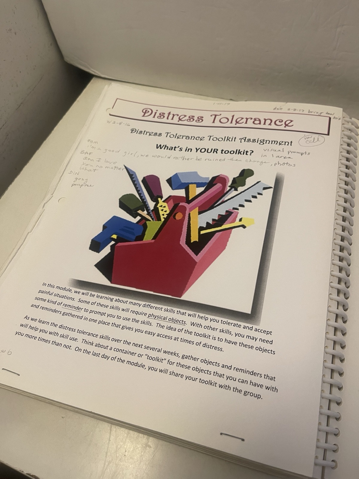DBT Skills Training Handouts and Worksheets 2014 Spiral Bound Paperback