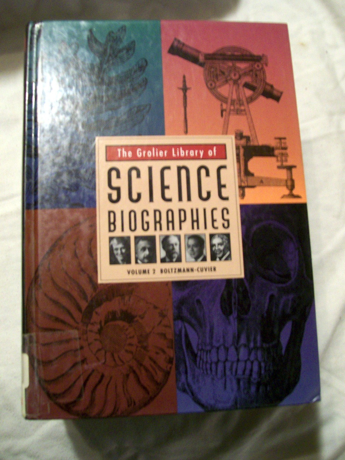 9 Set Grolier Library of Science Biographies Volume 1 – 3, 5 – 10 (Hardcovers)